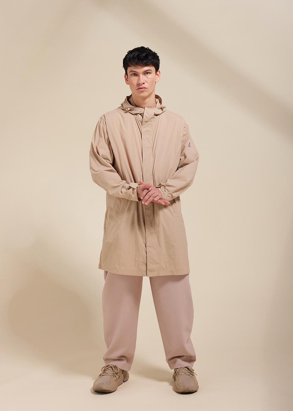 pyrenex-torrent-2-coupe-vent-long-capuche-unisexe-cuban-sand image 4