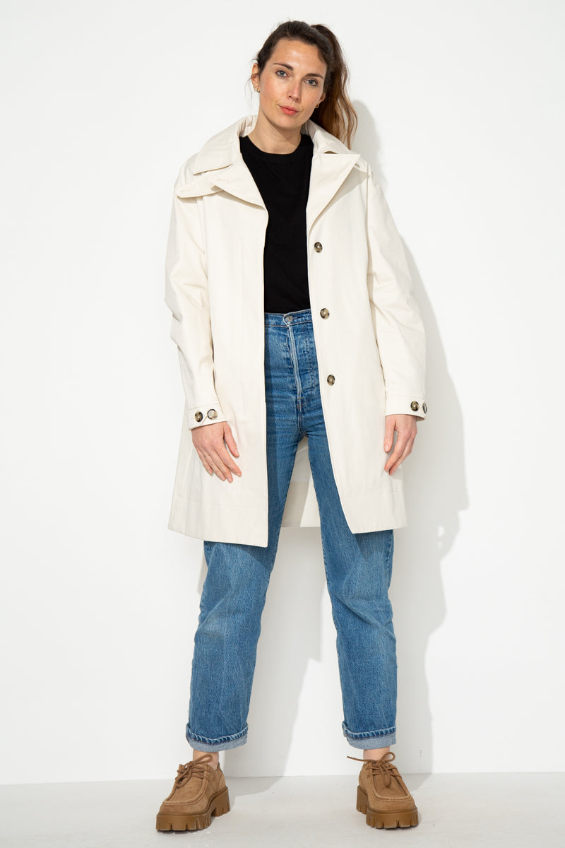 trench-coat-sauzet-trench-oversize-100-coton-d-perlant-cr-me image 1