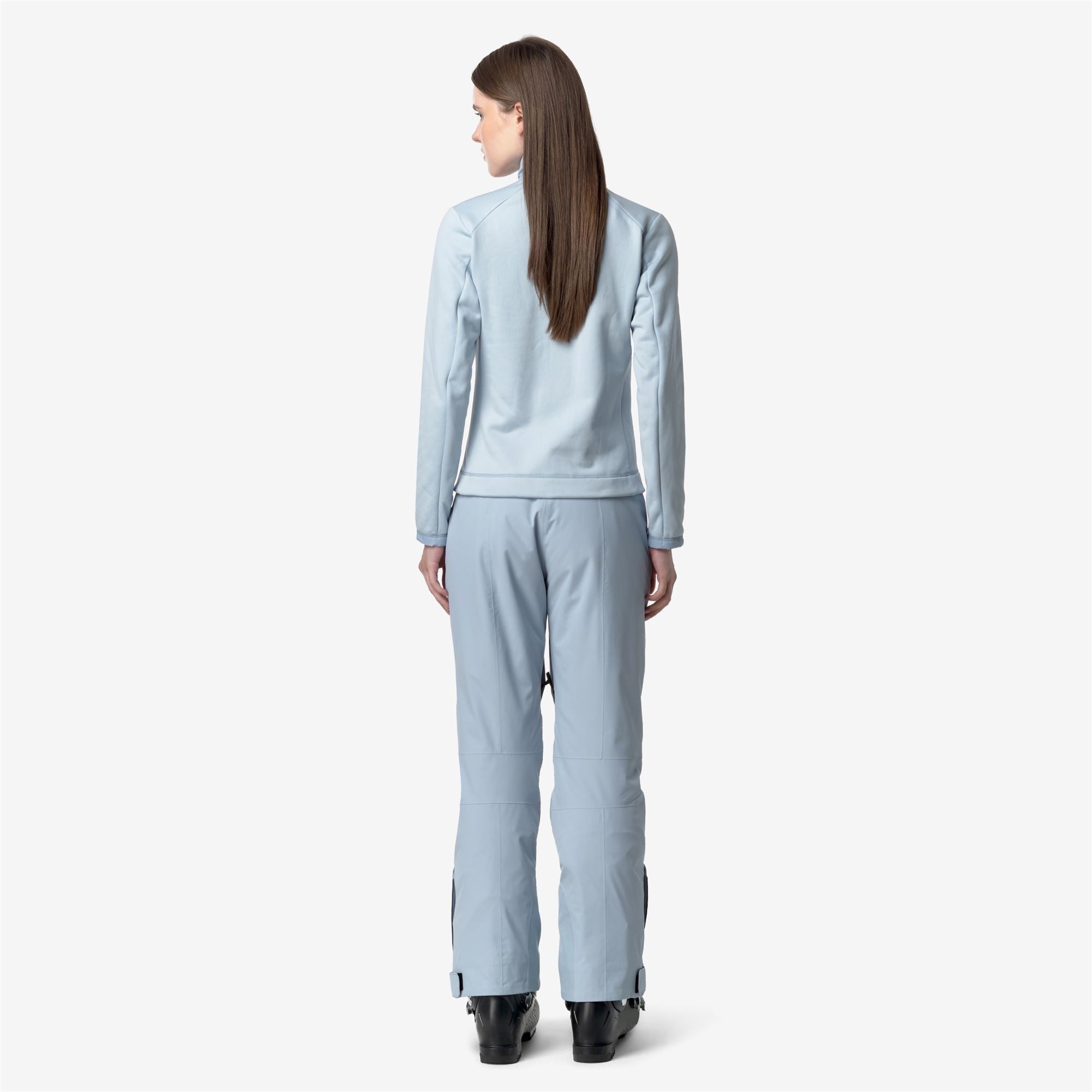 k-way-bonneval-microtwill-2l-pantalon-de-sport-femme-blue-avio image 3