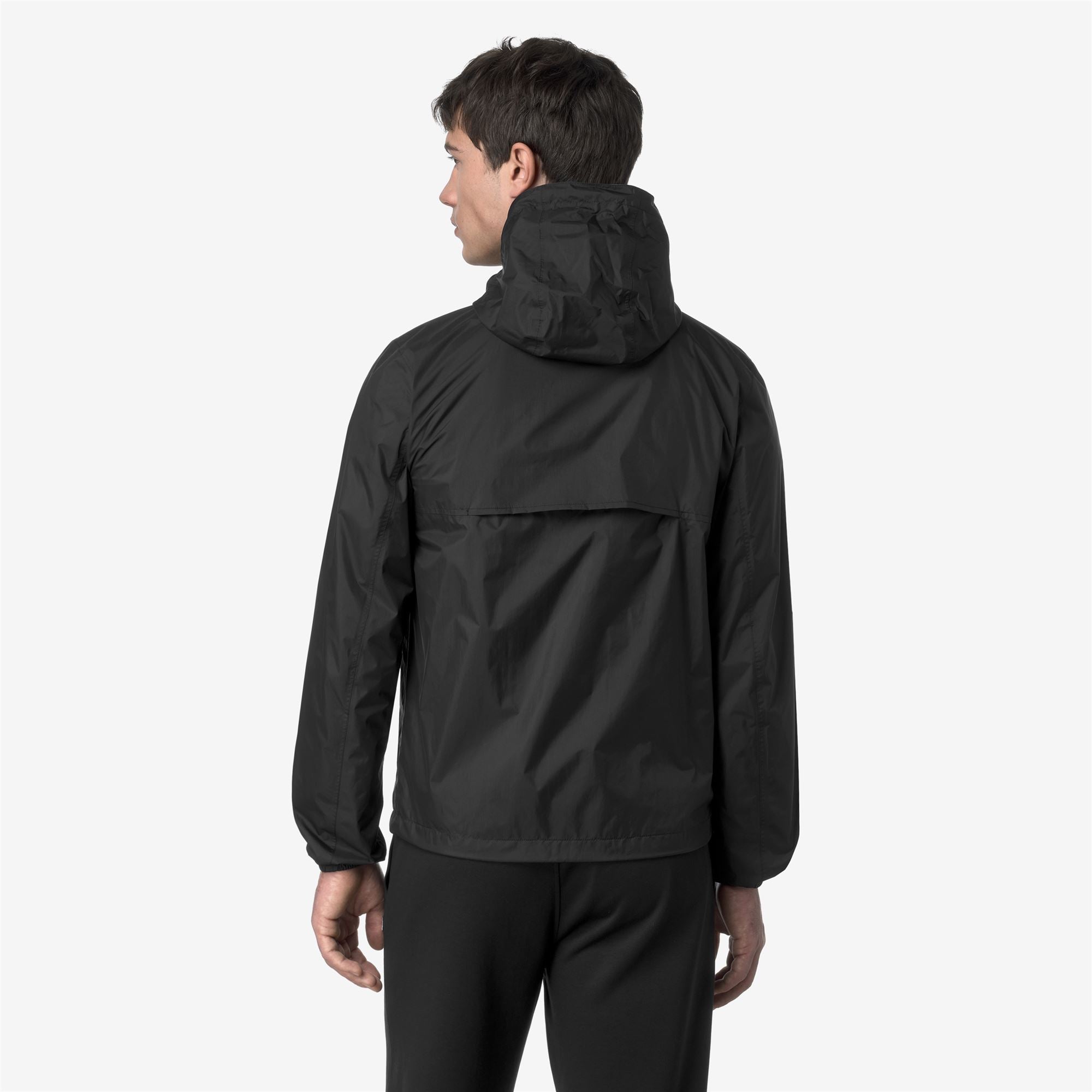 k-way-jake-plus-2-double-veste-court-r-versible-homme-black-pure-green-lichen image 3