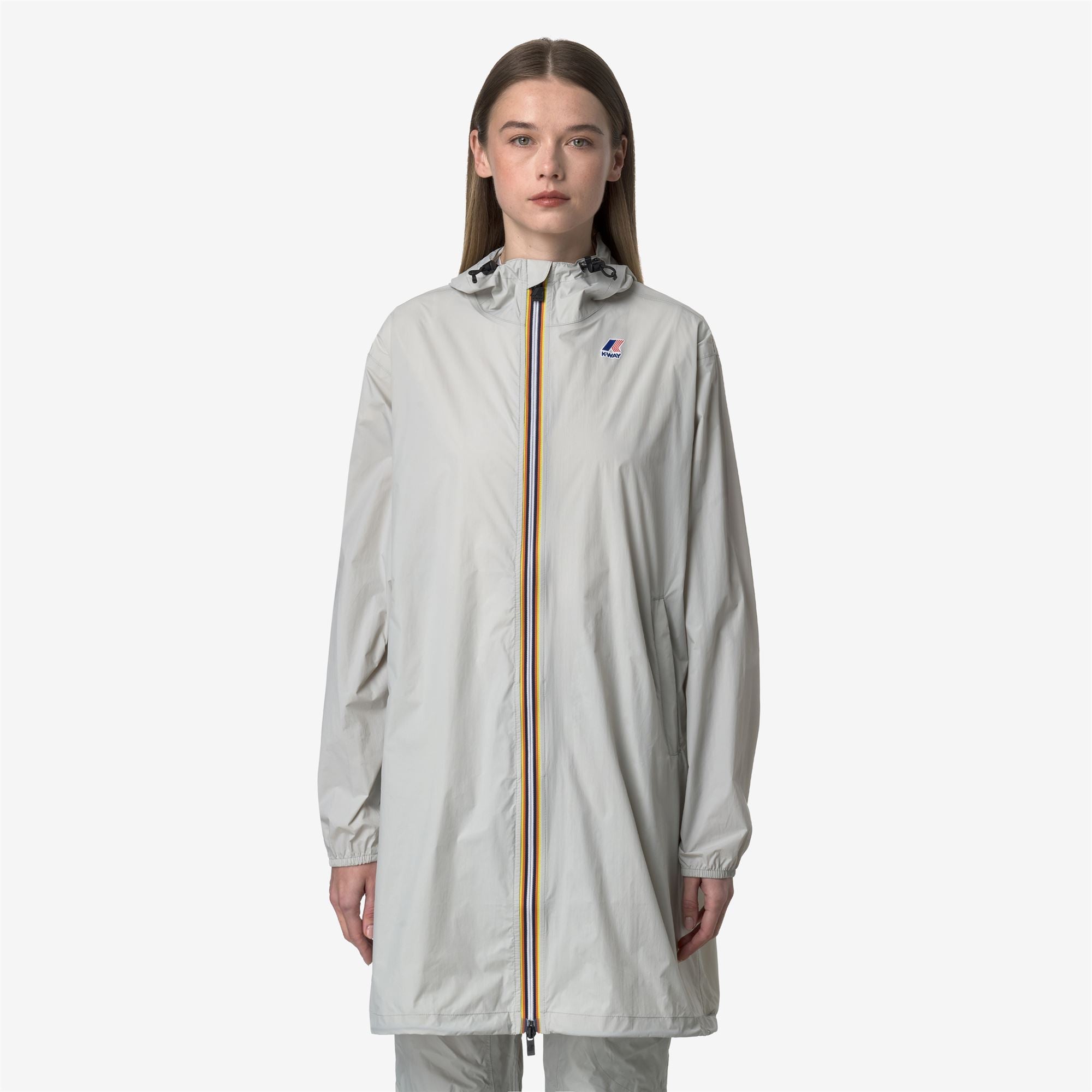 k-way-le-vrai-4-0-eiffel-east-manteau-pluie-long-unisexe-beige-lt image 2
