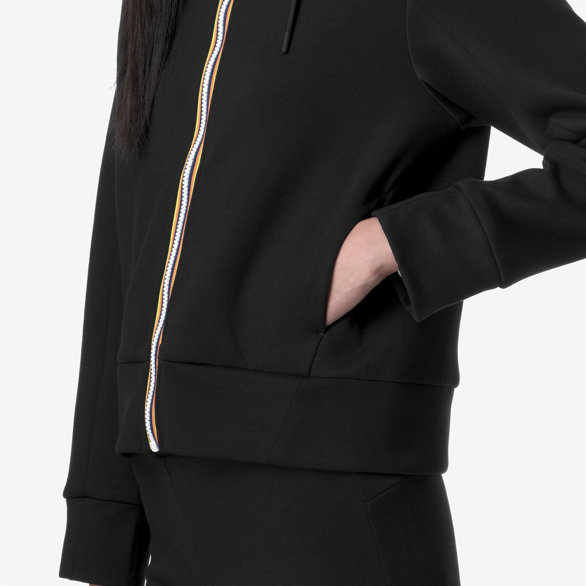 k-way-divine-light-spacer-polaire-veste-femme-black-pure image 4