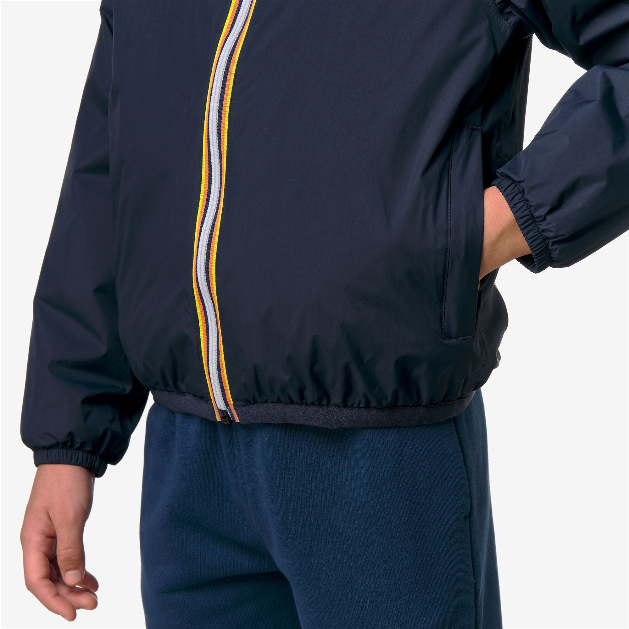 k-way-p-le-vrai-4-0-claude-warm-veste-milieu-enfant-blue-depth image 4