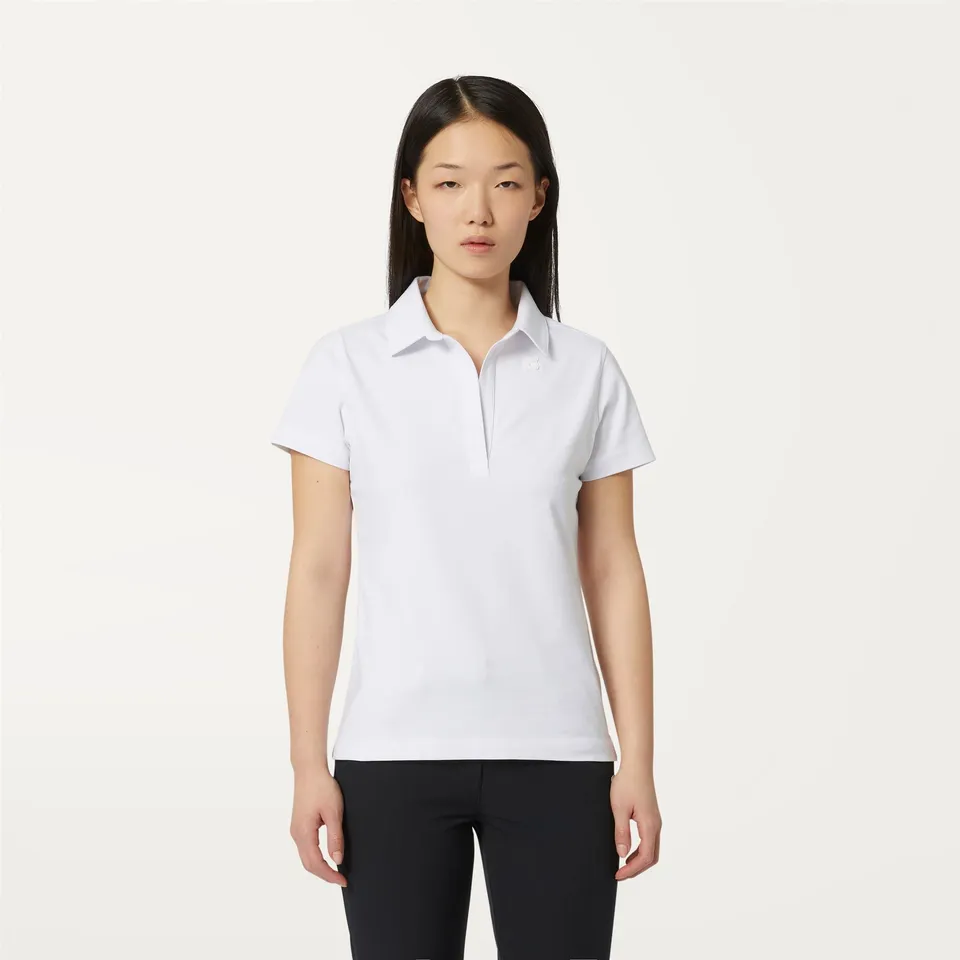 k-way-charlette-polo-femme-white image 1