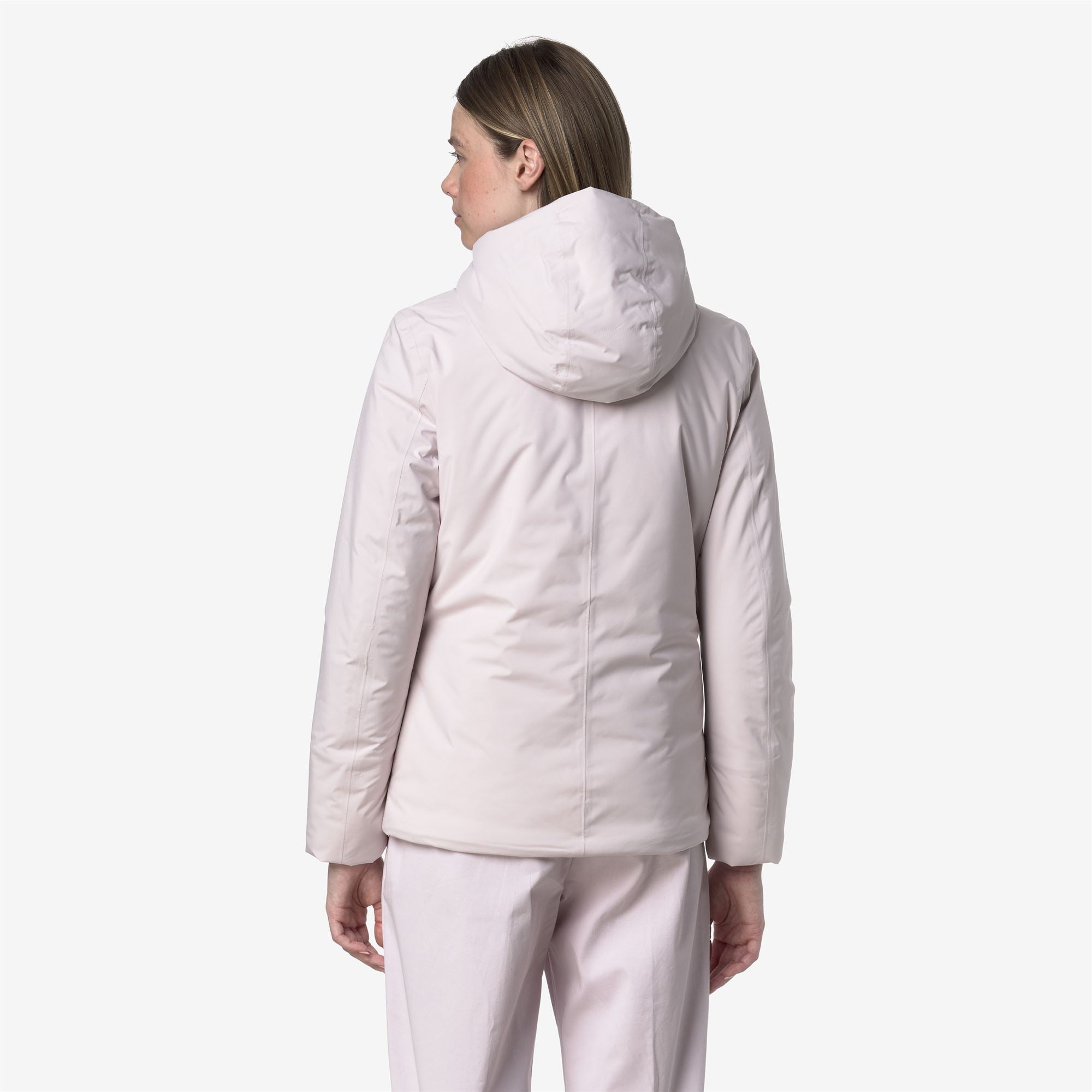 k-way-lil-soft-touch-marmotta-veste-courte-femme-rose-hushed-grey-goat image 3