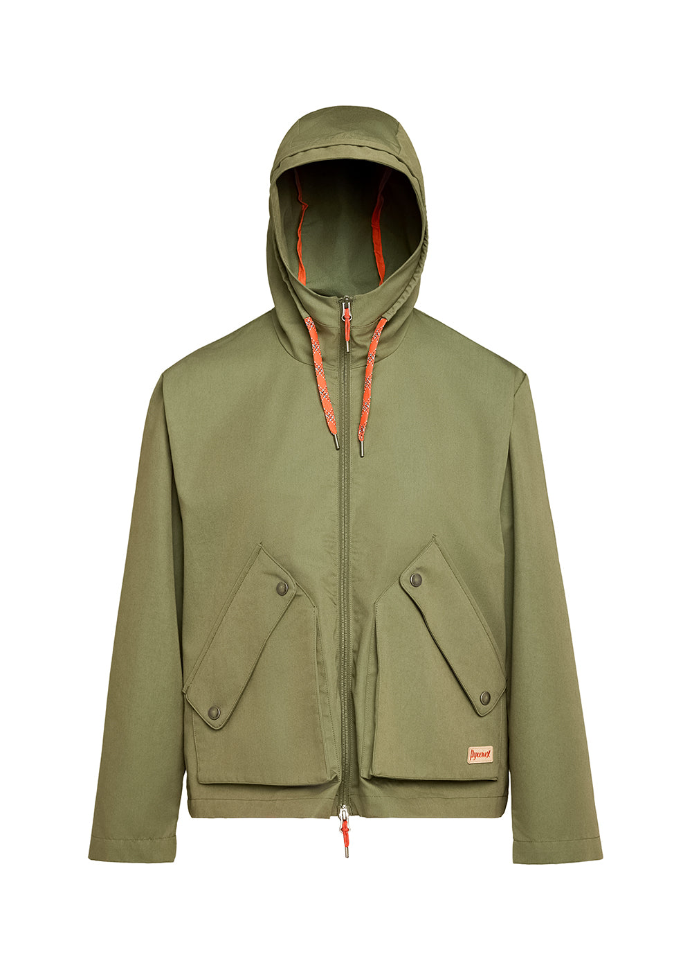 veste-l-g-re-capuche-femme-pyrenex-waterfall-khaki image 5
