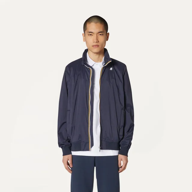 k-way-amaury-stretch-nylon-jersey-veste-courte-homme-blue-depth image 1