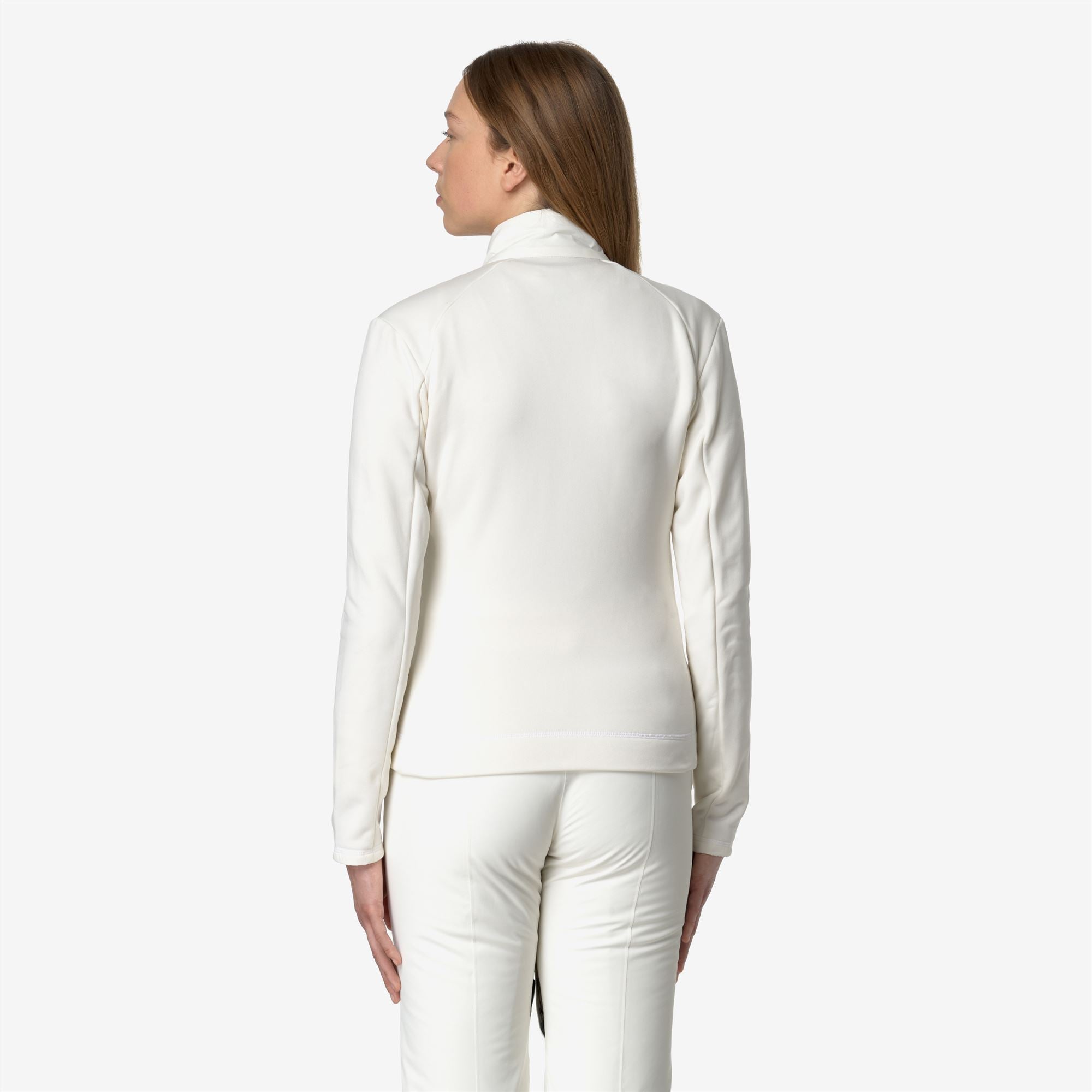 k-way-marnaz-veste-polaire-femme-white-gardenia image 3