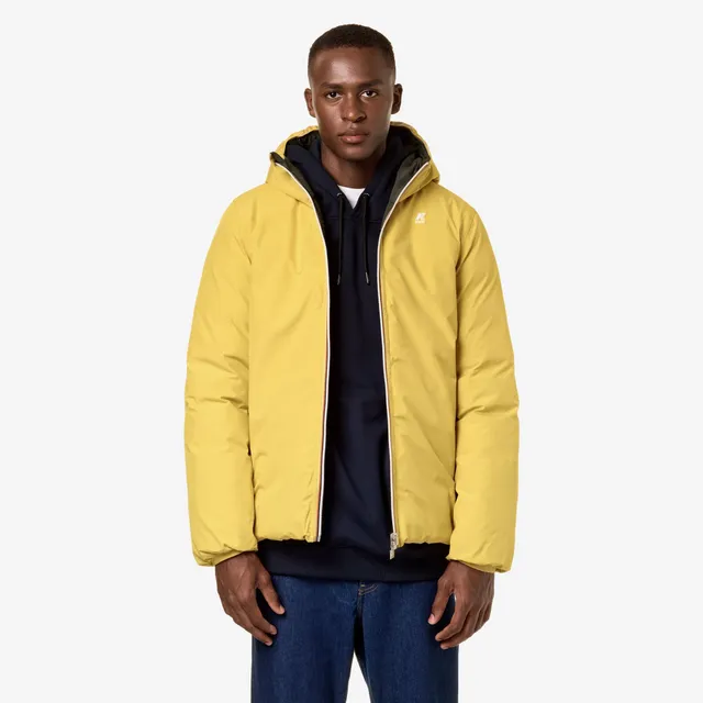 k-way-jack-st-thermo-double-veste-court-homme-yellow-z-green-b image 1