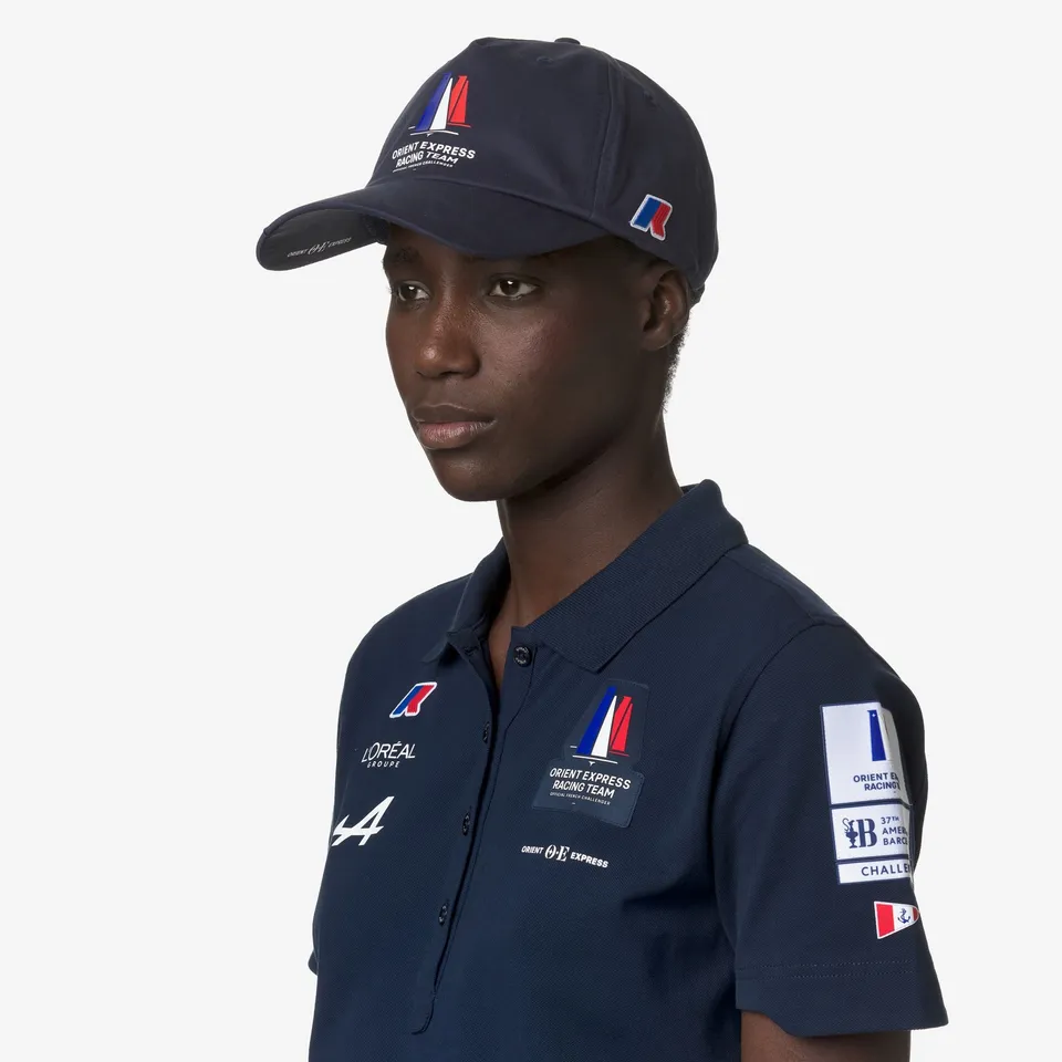 k-way-roberty-orient-express-team-ac-casquette-unisexe-blue-dress image 1