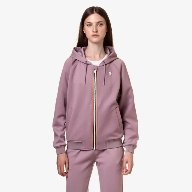 k-way-lydie-light-spacer-veste-polaire-femme-violet-dusty image 1