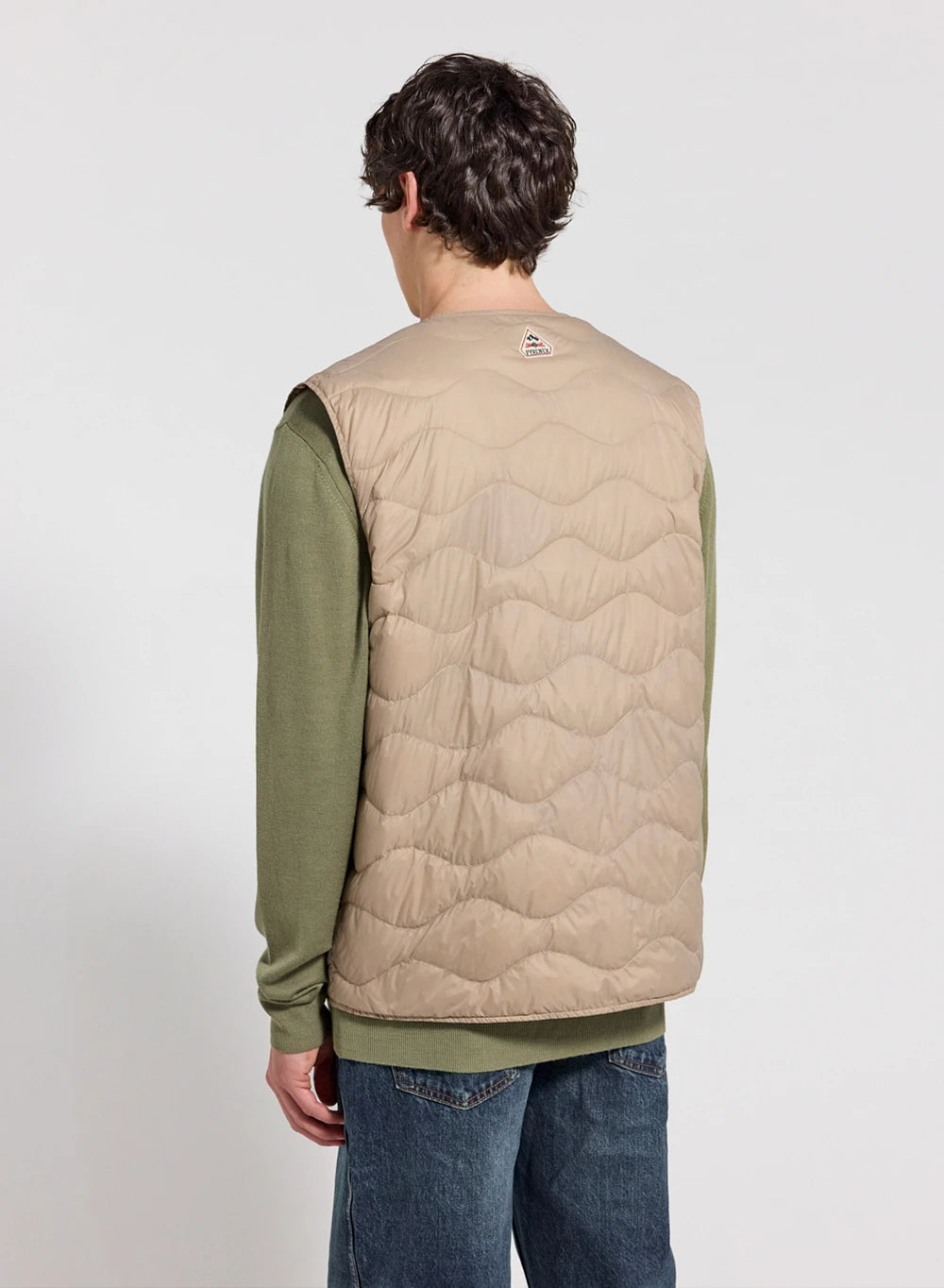 pyrenex-handy-vest-doudoune-sans-manches-homme-beige-clair image 3