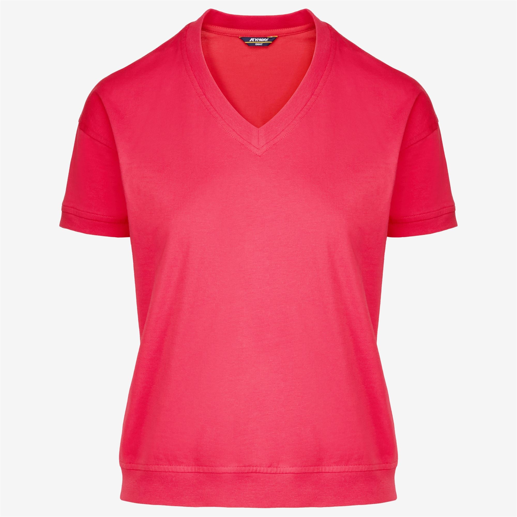 k-way-rubiel-t-shirt-femme-red-berry image 5