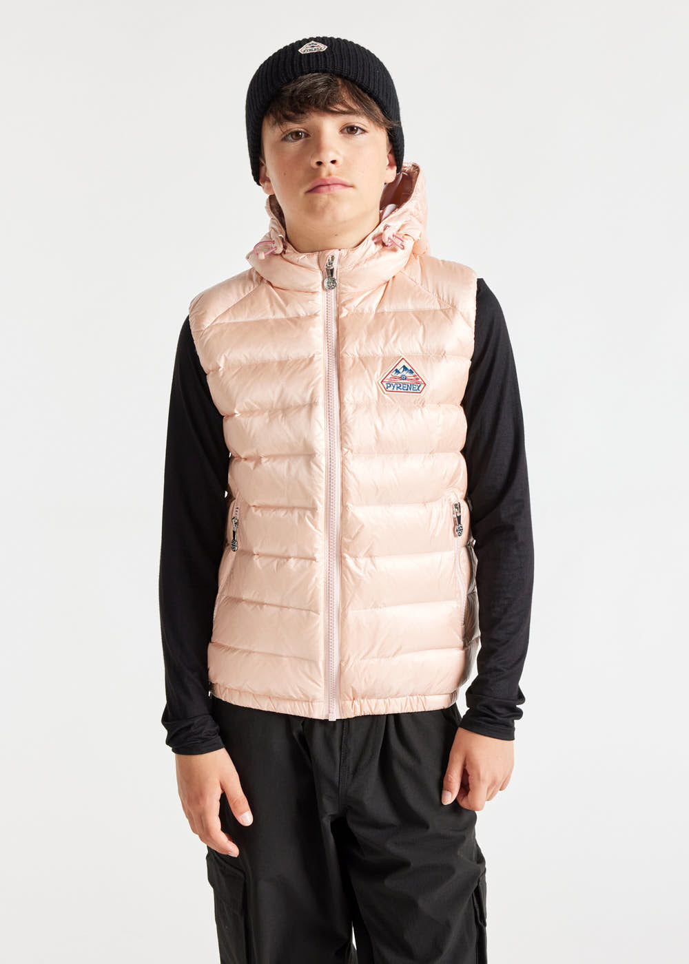 pyrenex-cheslin-doudoune-sans-manche-enfant-peach-whip image 7