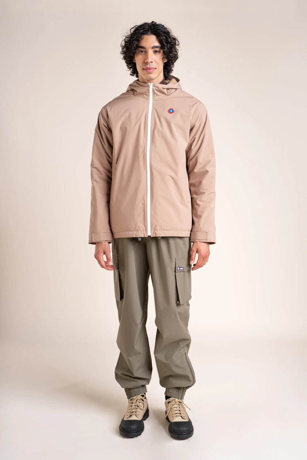 flotte-lazare-parka-courte-doubl-e-polaire-imperm-able image 1