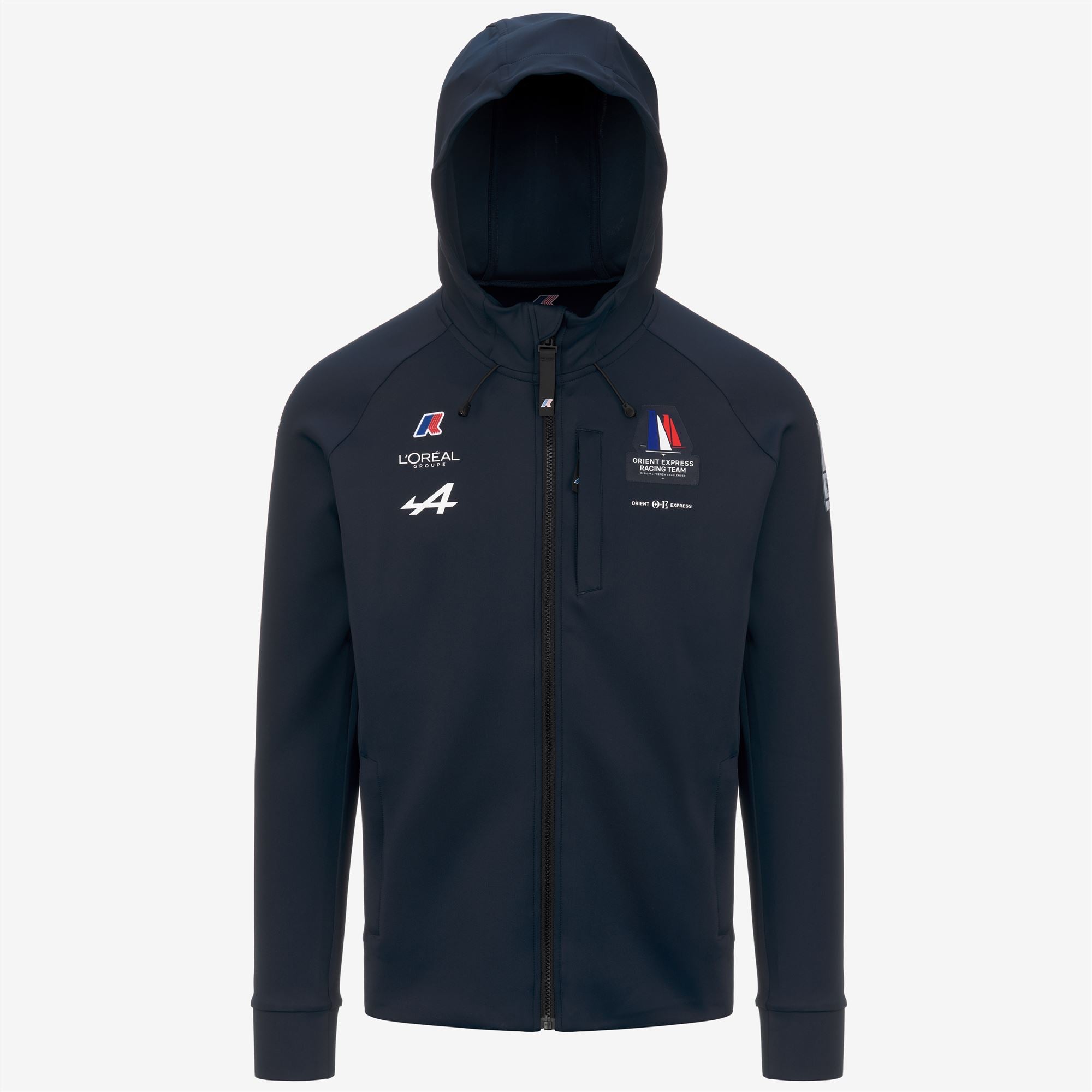 k-way-etaples-orient-express-team-ac-polaire-veste-unisexe-blue-dress image 5