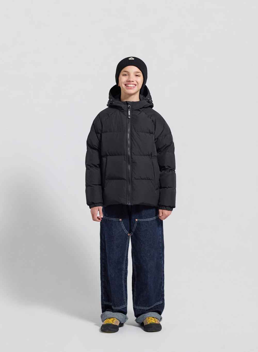 pyrenex-sten-smooth-doudoune-enfant-capuche-noire-mat image 3