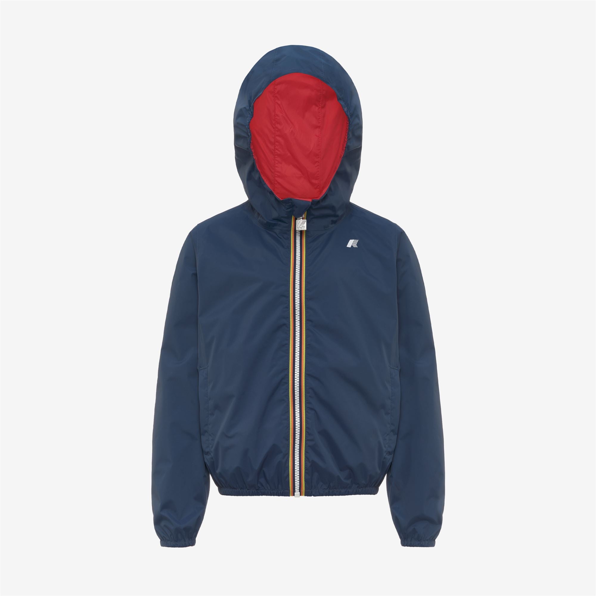 k-way-p-jake-plus-2-double-veste-r-versible-gar-on-blue-insignia-red-poppy image 5