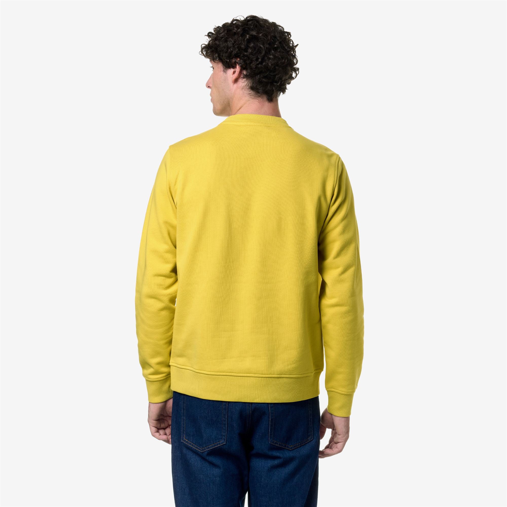 k-way-baptiste-polaire-pull-homme-yellow-zafferano image 3