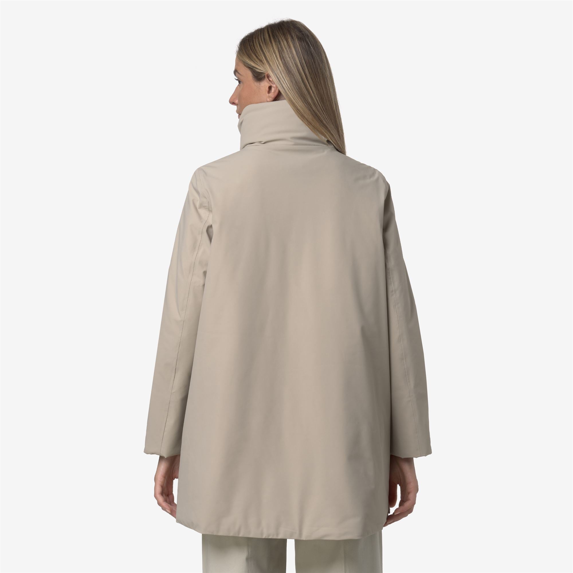 k-way-marla-st-warm-veste-3-4-femme-beige-cashmere image 3