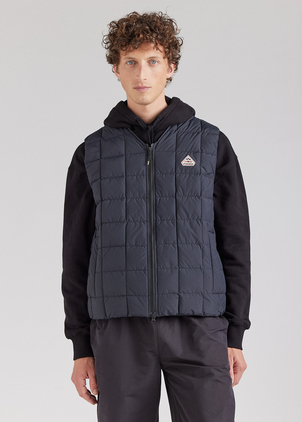 gilet-sans-manches-homme-pyrenex-ruler-black-piqu-crois image 2