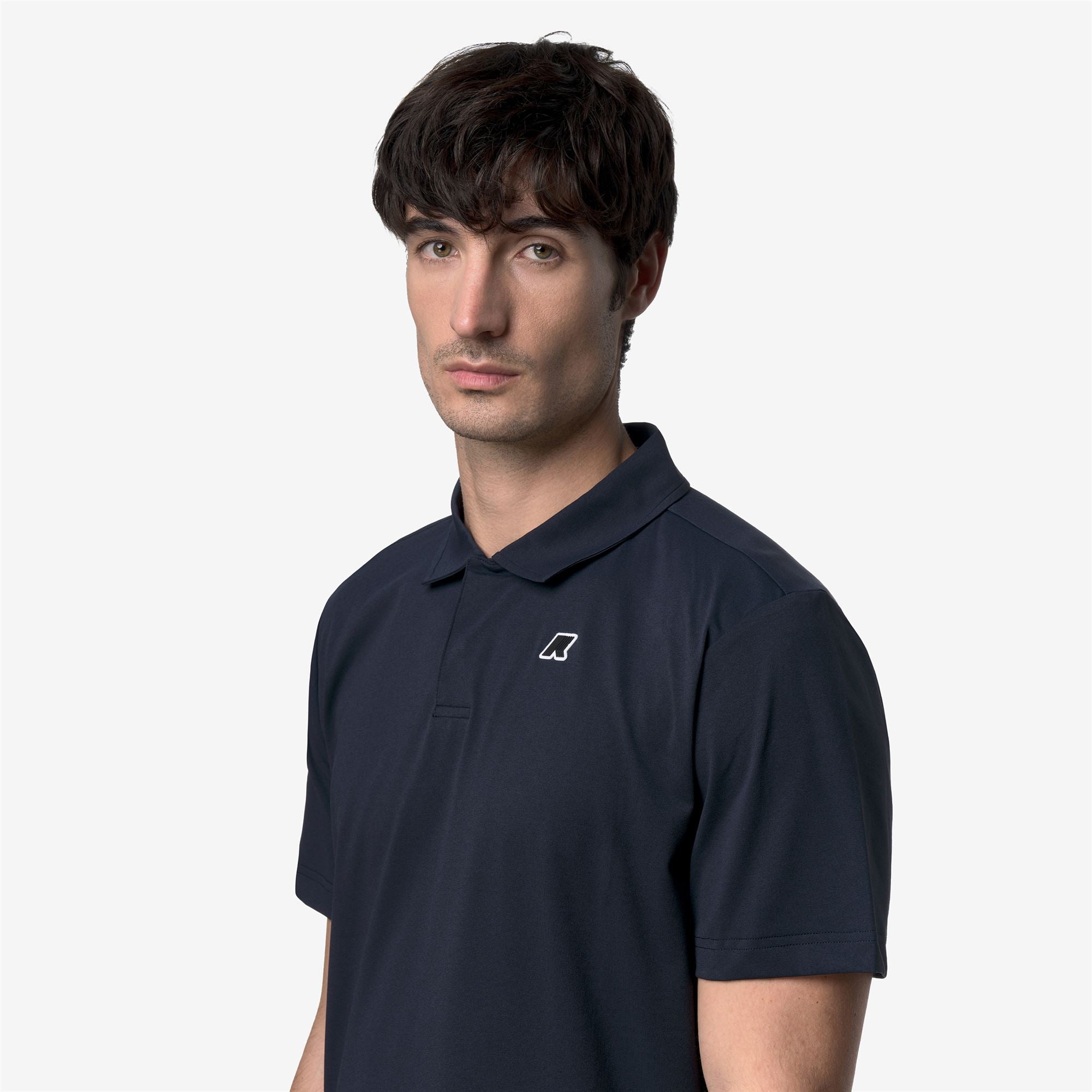 k-way-travel-polo-unisexe-blue-depth image 4