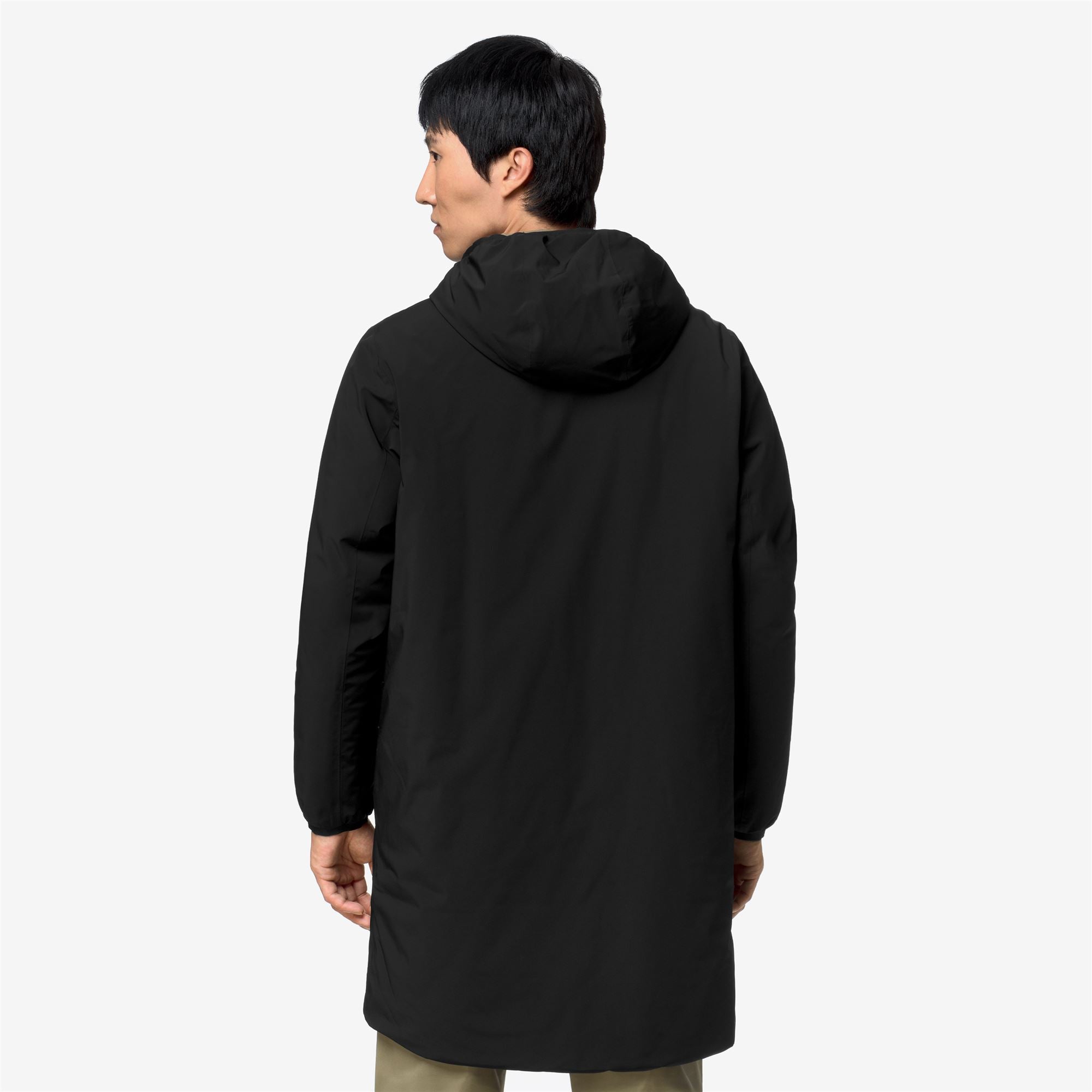 k-way-jacob-st-warm-double-veste-3-4-r-versible-homme-black-pure-green-army image 3