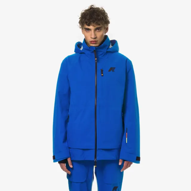 k-way-bozel-3-layers-shell-jacket-veste-homme-blue-royal-marine image 1