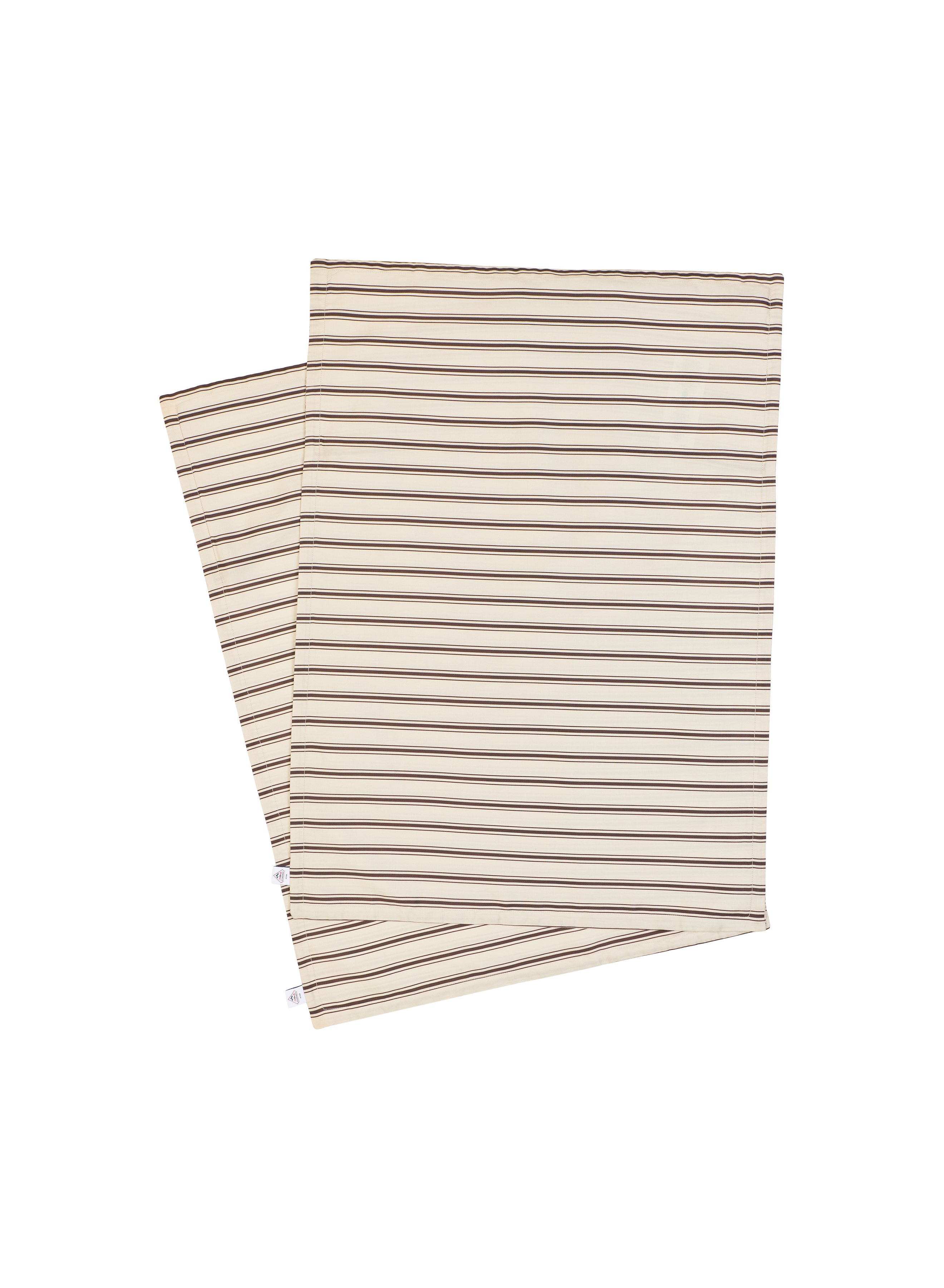 pyrenex-lily-taies-d-oreiller-x2-rayures-marron-cru-coton-tencel image 8