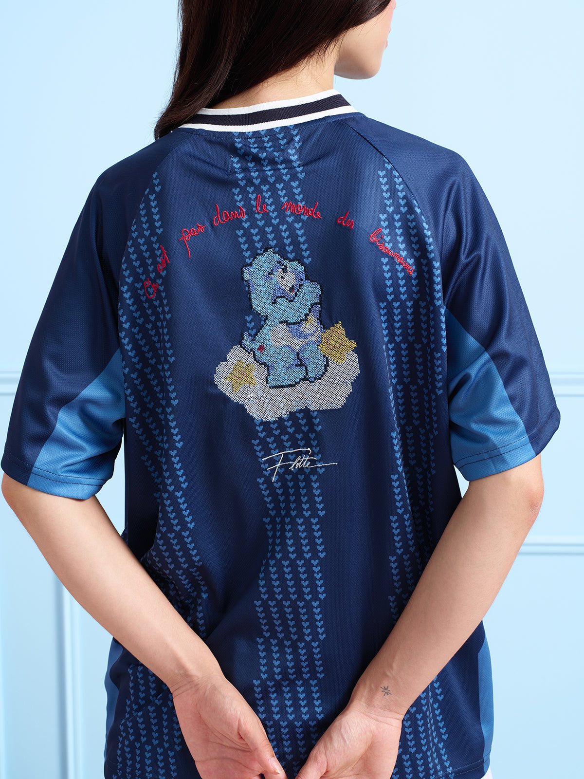 flotte-germain-maillot-de-foot-bisounours-femme-oversize image 5