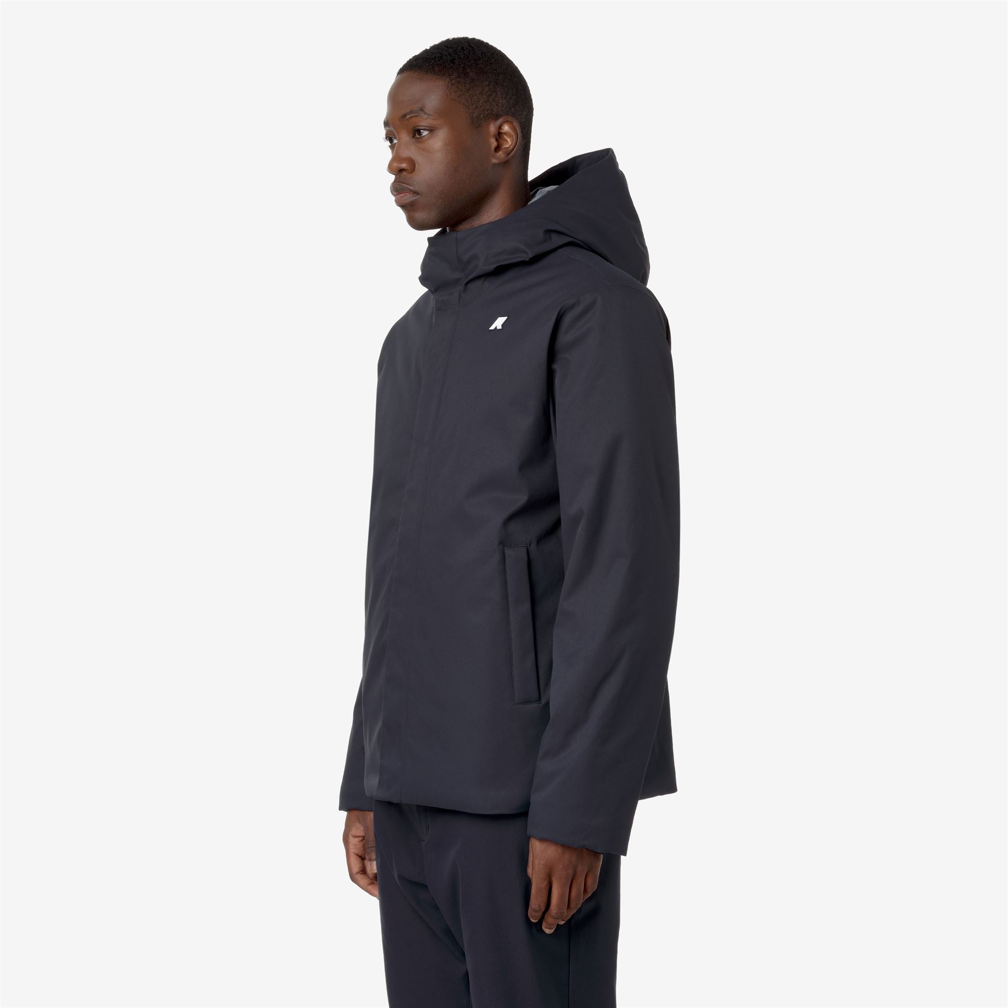k-way-jacko-twill-marmotta-veste-courte-homme-blue-d-blue-a image 2