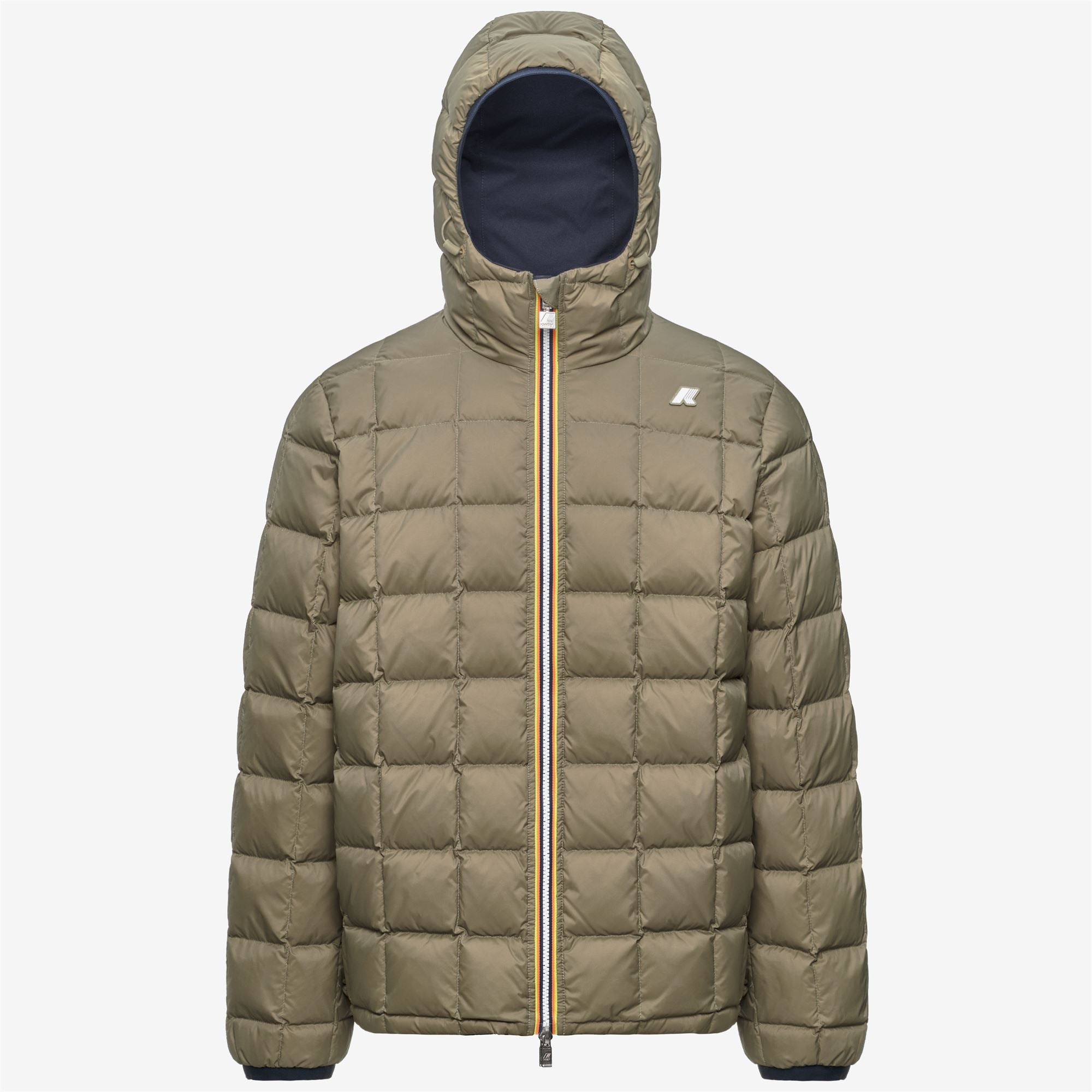k-way-jack-st-thermo-double-veste-courte-homme-blue-depth-green-army image 6