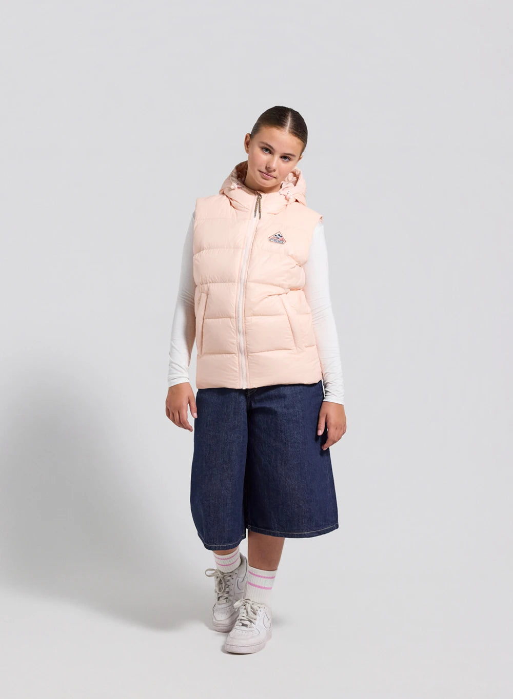 pyrenex-john-doudoune-sans-manches-enfant-rose-p-le image 3