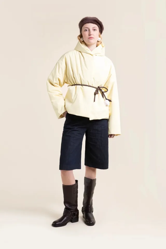 flotte-cl-ry-doudoune-cache-c-ur-courte-oversize-bleu-roi image 1