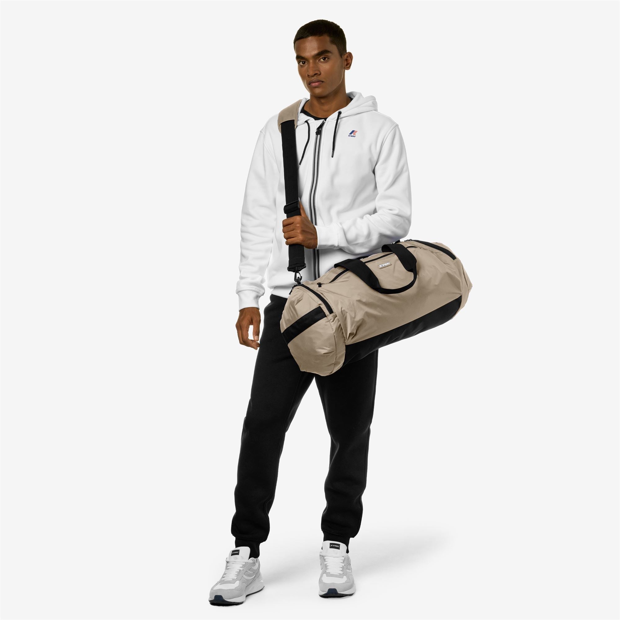 k-way-mareville-m-sac-polochon-unisexe-beige-taupe image 4