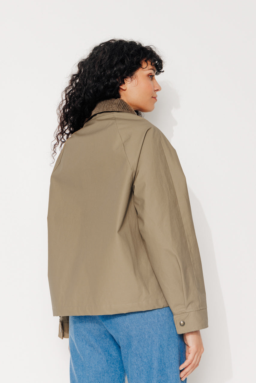 trench-coat-sorbus-imperm-able-court-oversize-en-coton-staywax-cir-beige image 2