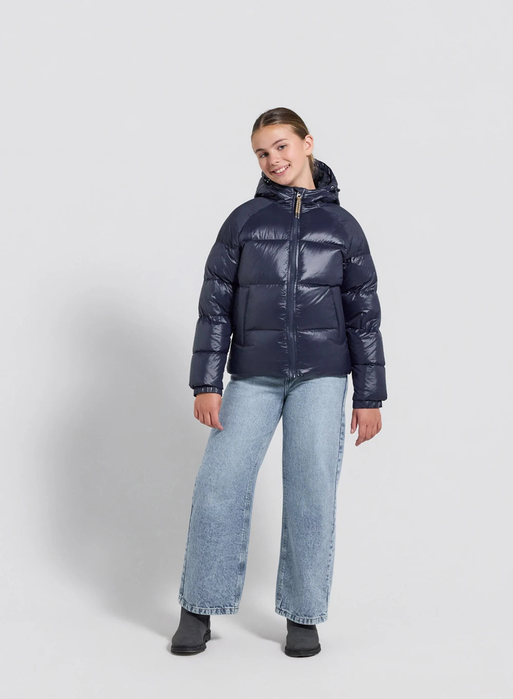 pyrenex-sten-doudoune-capuche-enfant-bleu-marine image 3