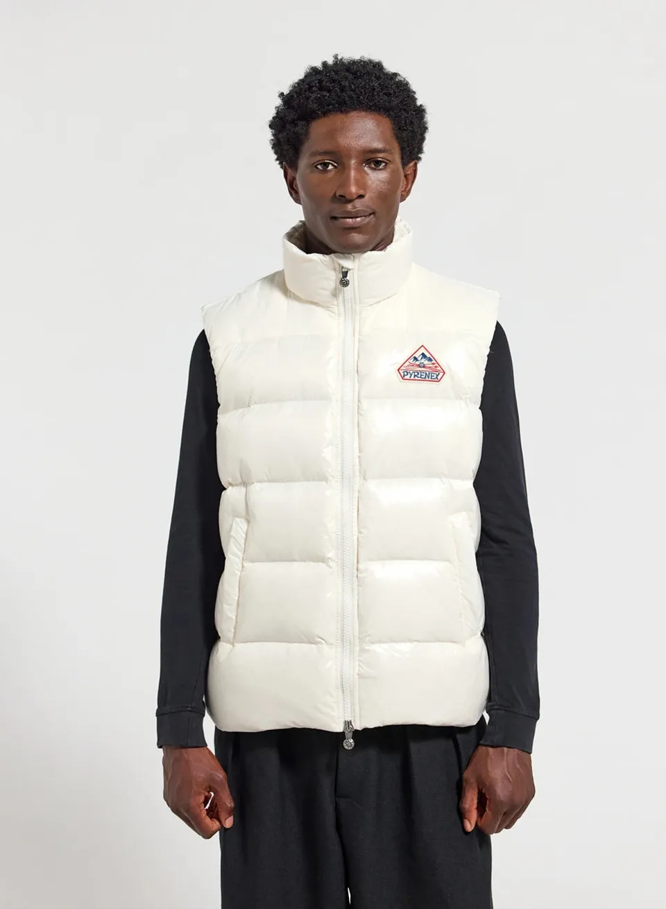 pyrenex-john-gilet-sans-manches-unisexe-blanc image 1