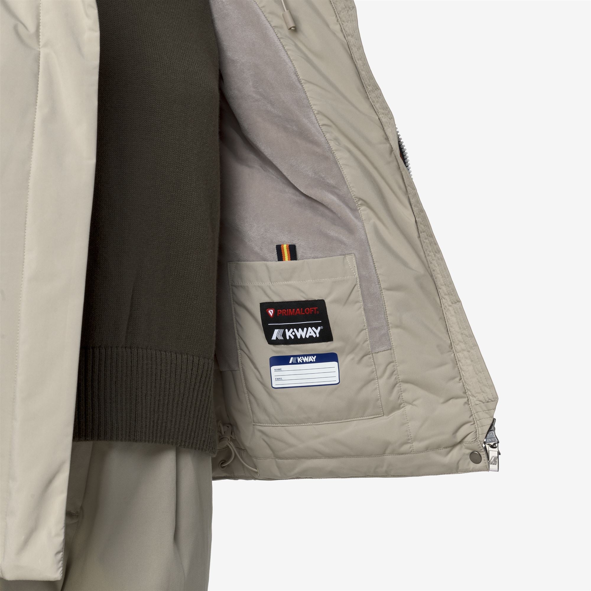 k-way-lil-soft-touch-marmotta-veste-courte-femme-beige-cashmere-grey-goat image 4