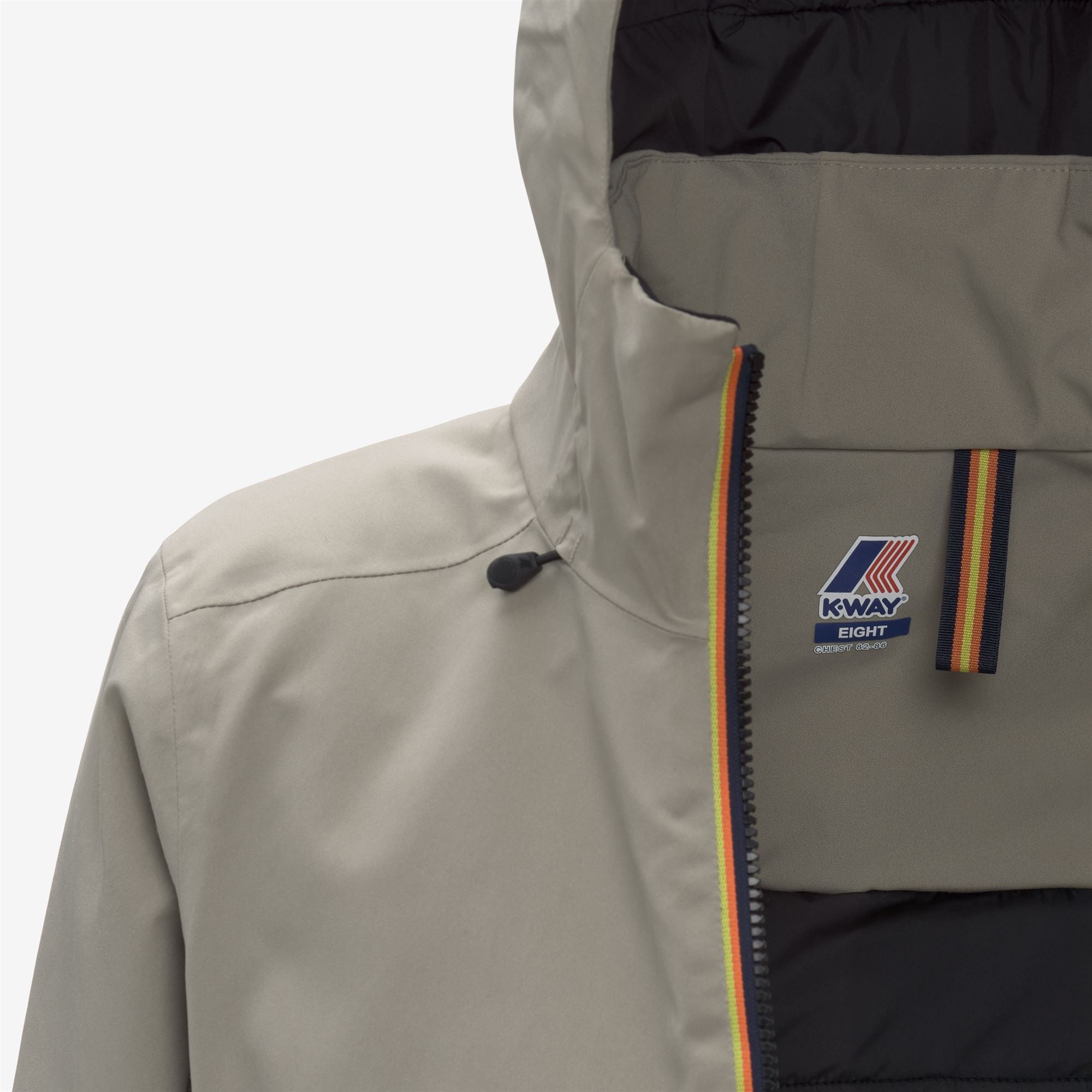 k-way-labresse-2l-twill-veste-ski-femme-green-oak image 7