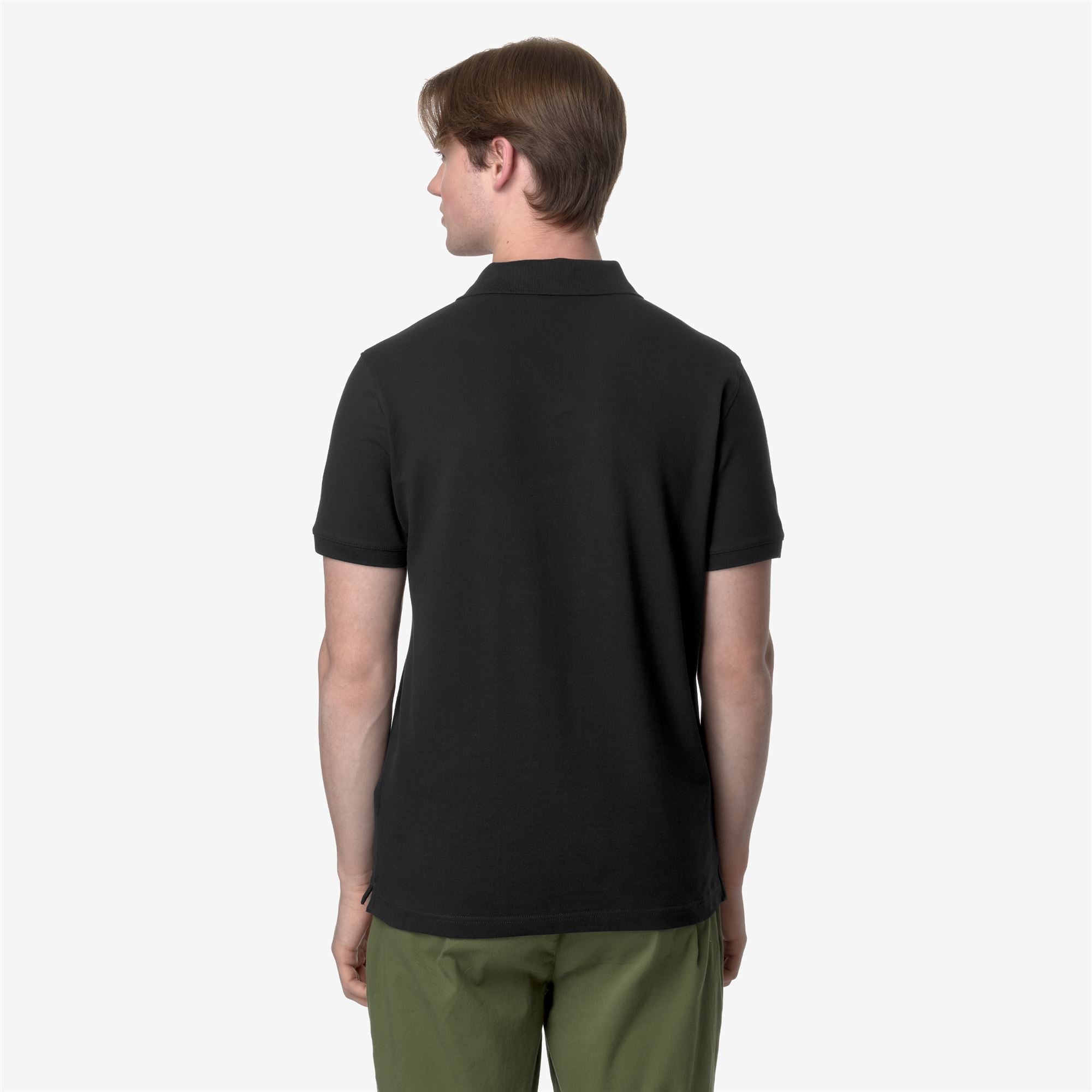 k-way-amedee-pique-slim-polo-homme-black-pure image 3