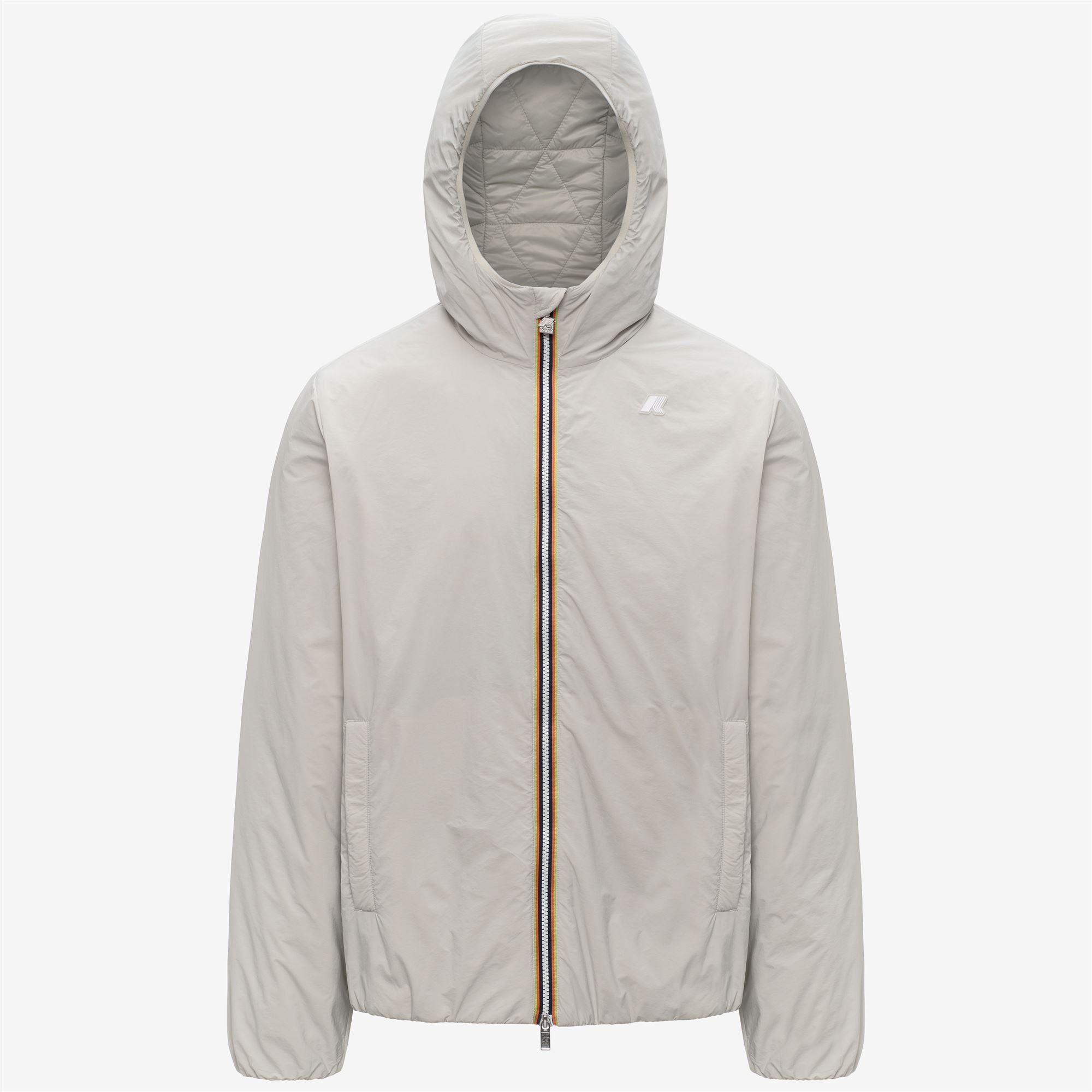 k-way-jack-plain-warm-veste-court-homme-beige-lt image 5