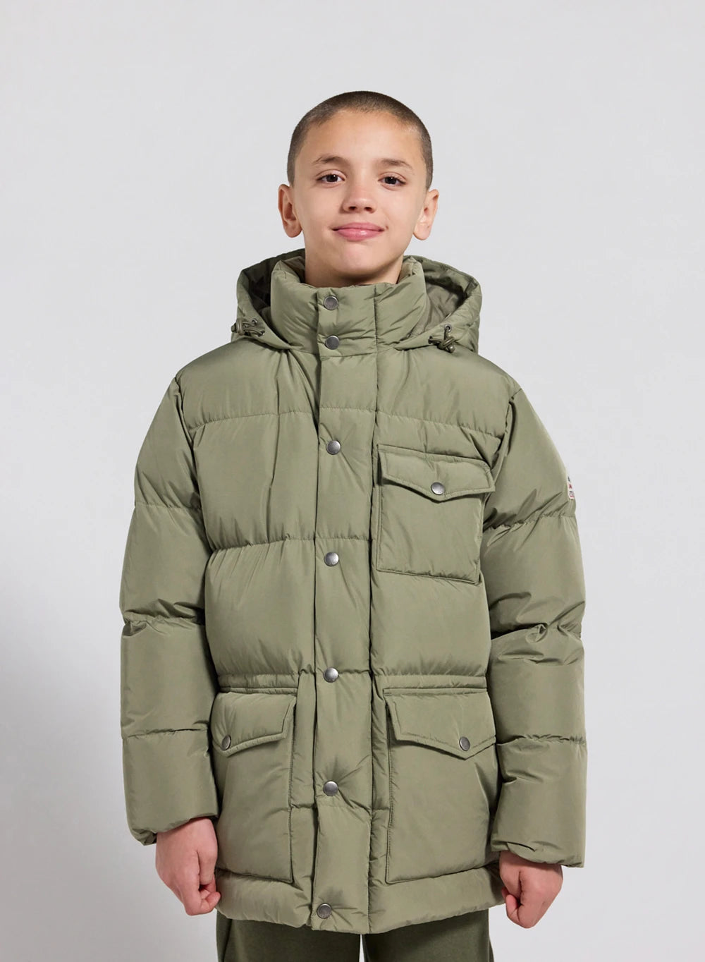 pyrenex-soal-doudoune-hiver-enfant-kaki-clair image 1
