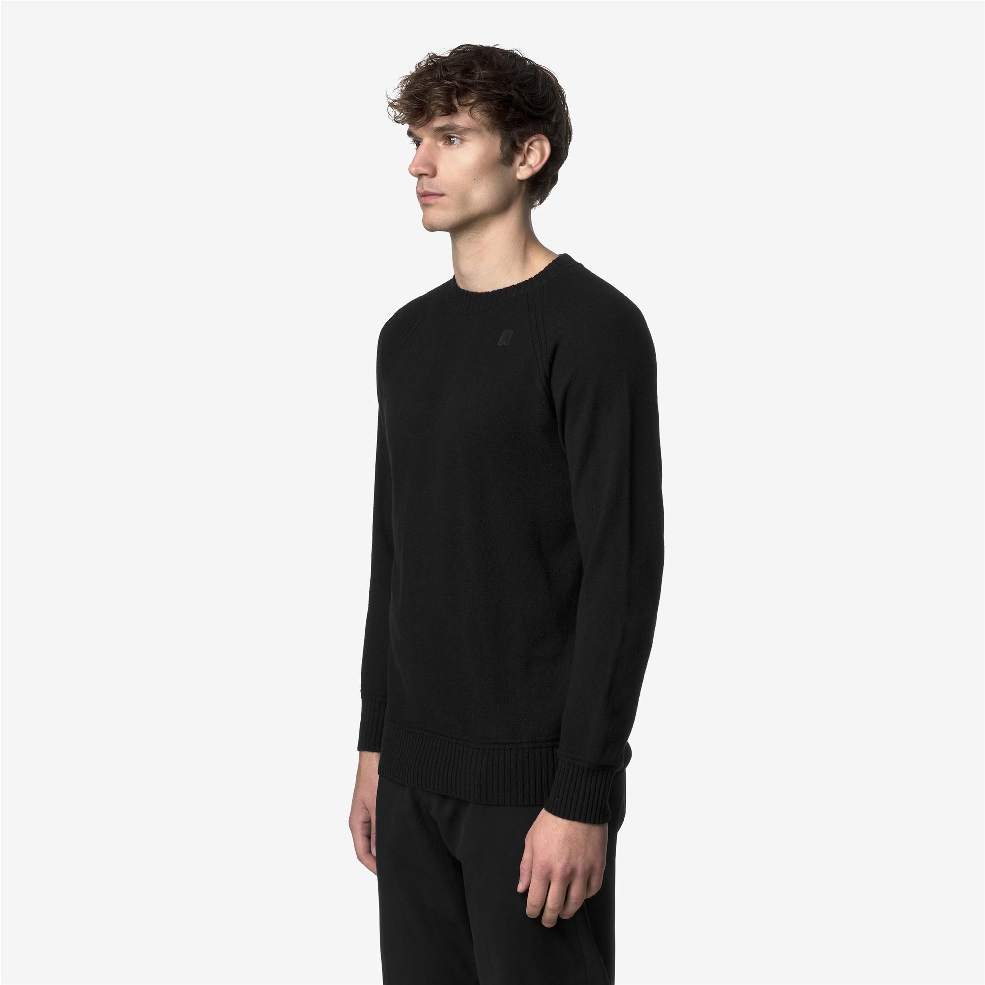 k-way-sebas-wool-cashmere-pull-homme-black-pure image 2