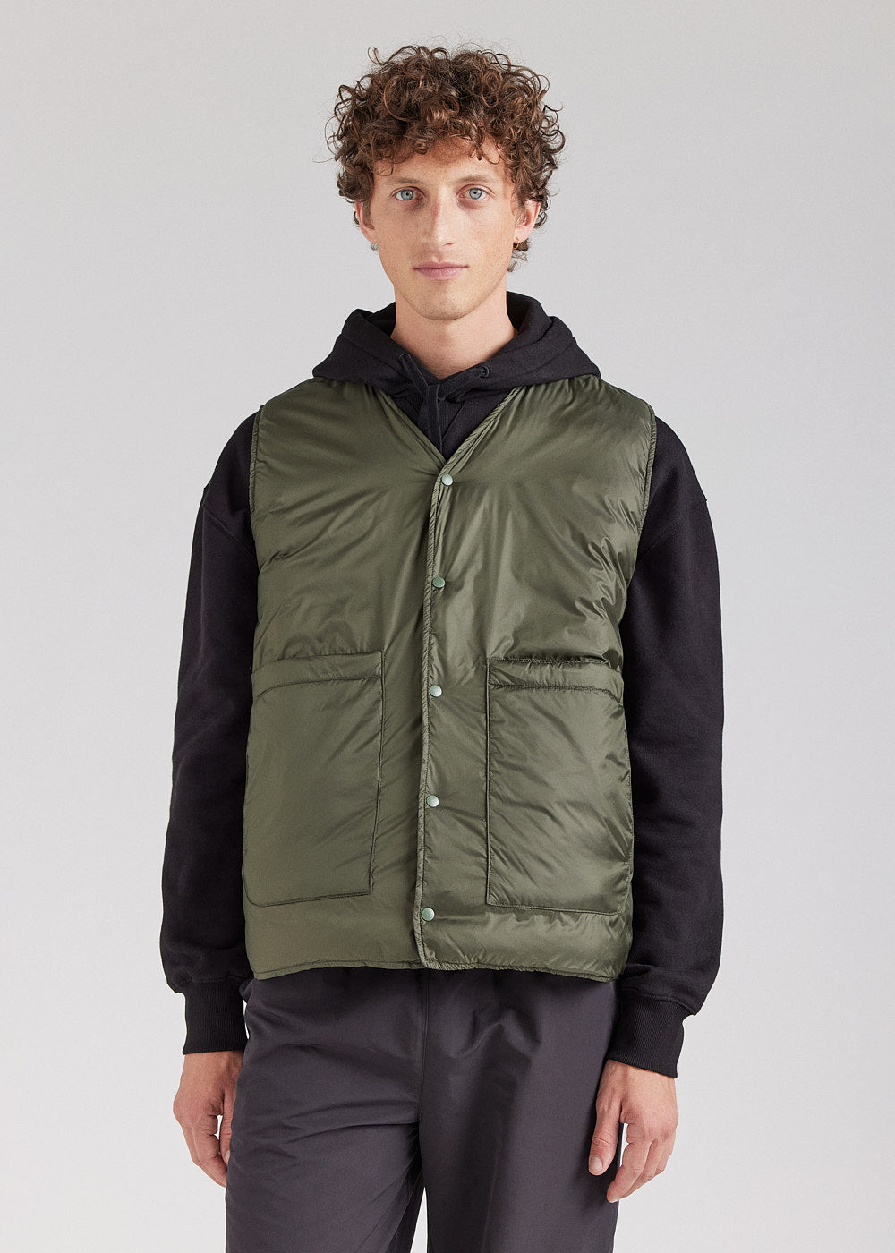 pyrenex-ando-gilet-sans-manches-homme-r-versible-deep-khaki image 2