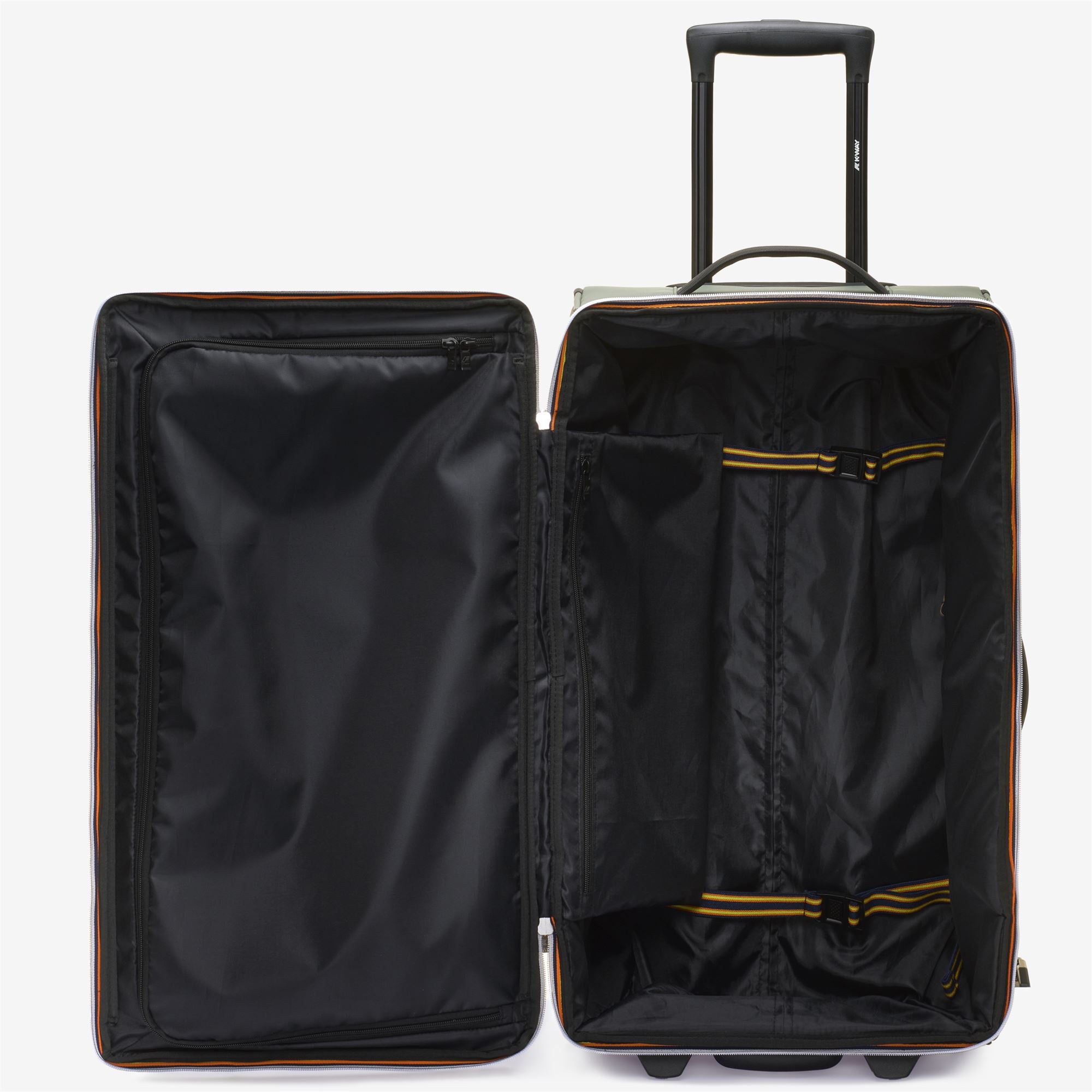 k-way-blossac-m-valise-trolley-unisexe-green-blackish-black-pure image 3