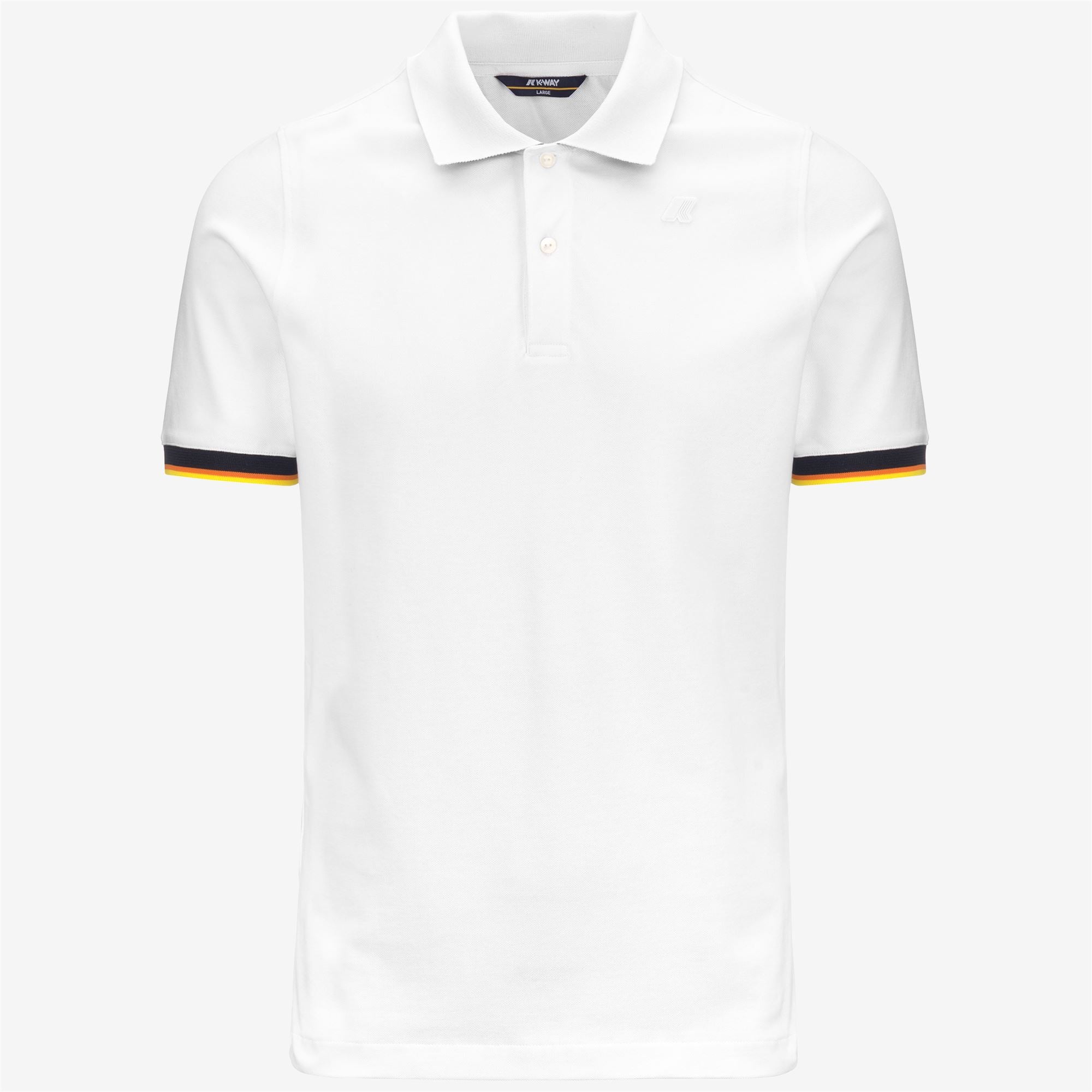 k-way-vincent-pique-slim-polo-homme-white image 5