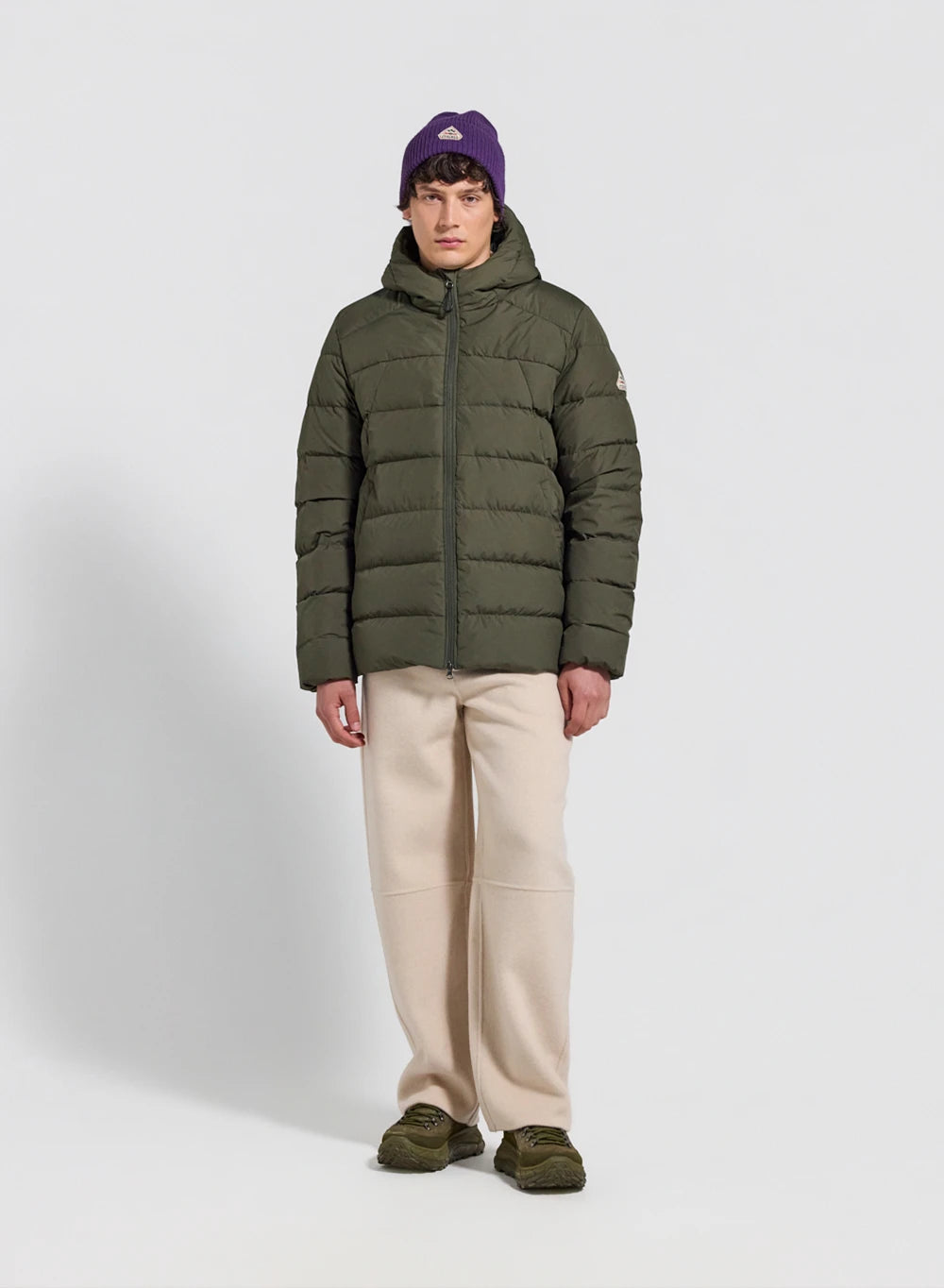 pyrenex-kepler-doudoune-capuche-homme-kaki-fonc image 2
