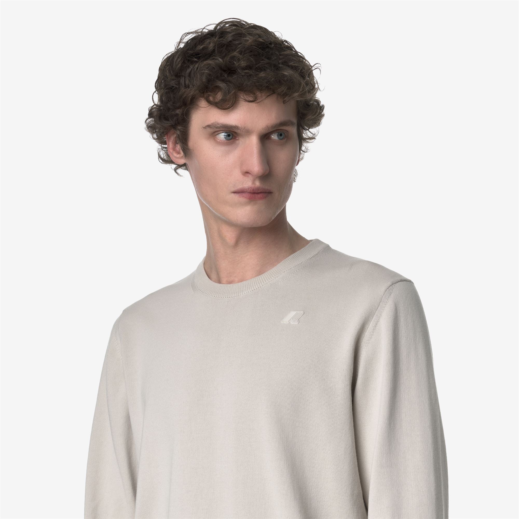 k-way-sebastien-cotton-ps-pull-over-homme-beige-lt image 4