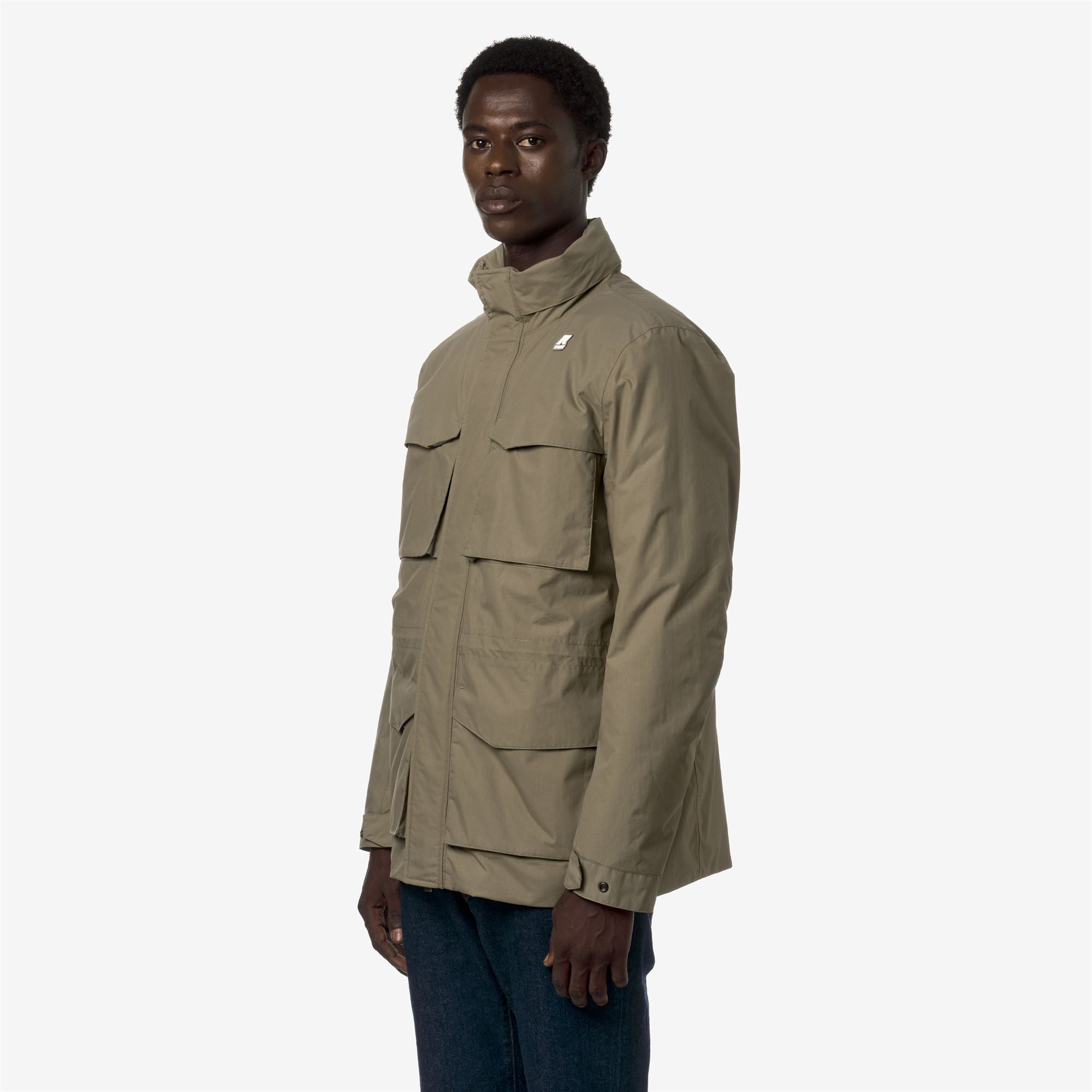 k-way-manphy-warm-ottoman-veste-milieu-homme-beige-taupe image 2